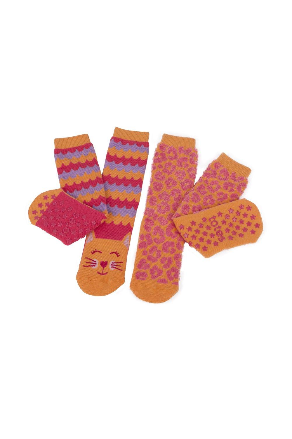 totes toasties Kids Original Novelty Slipper Socks (Twin Pack)