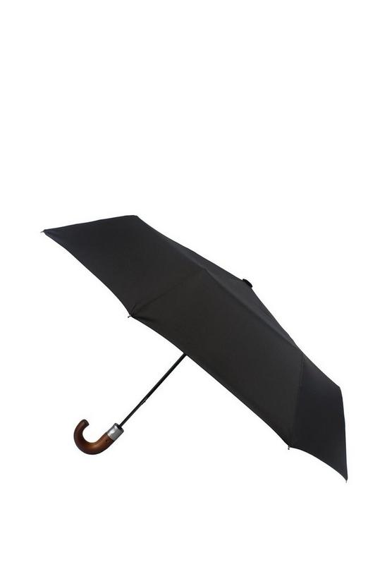 Totes Automatic Classic Wood Crook Umbrella 1