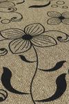 JVL Elegance Range Indoor Machine Washable Runner Doormat 50 x 150 cm Flowers thumbnail 3