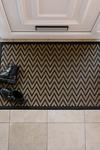 JVL Vienna Rubber Backed Scraper Doormat 60x90cm Zigzag thumbnail 2