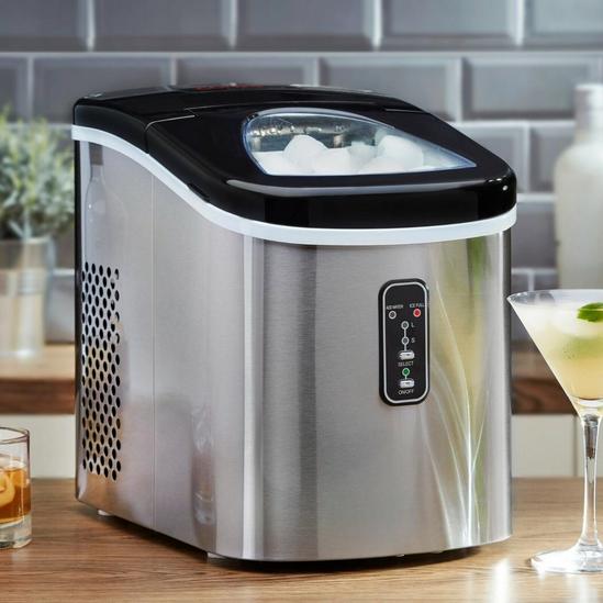 Cooks Professional Electric Ice Cube Maker Countertop Machine Automatic Compact Portable 1