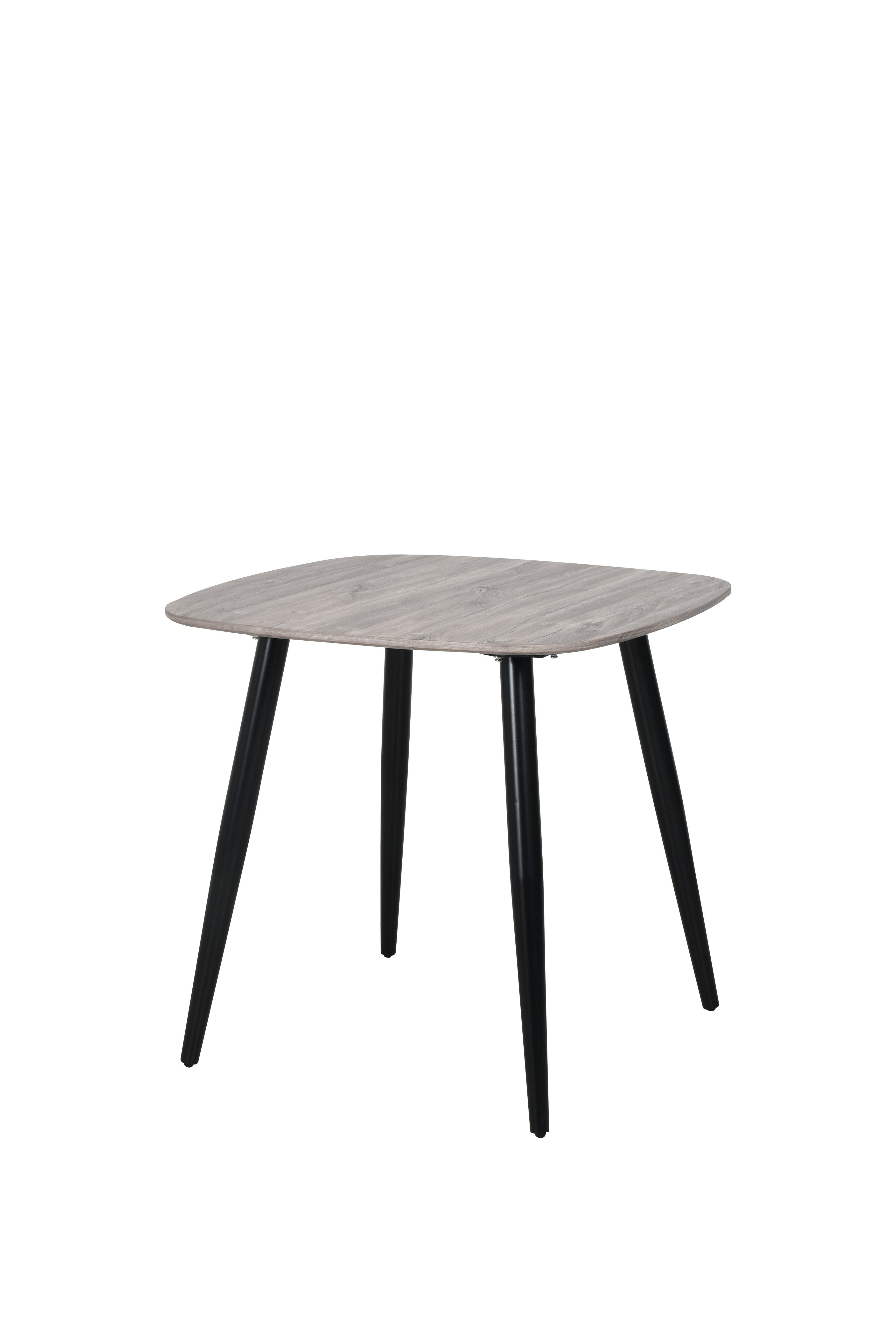 Aspen Square Dining Table With Black Tapered Legs