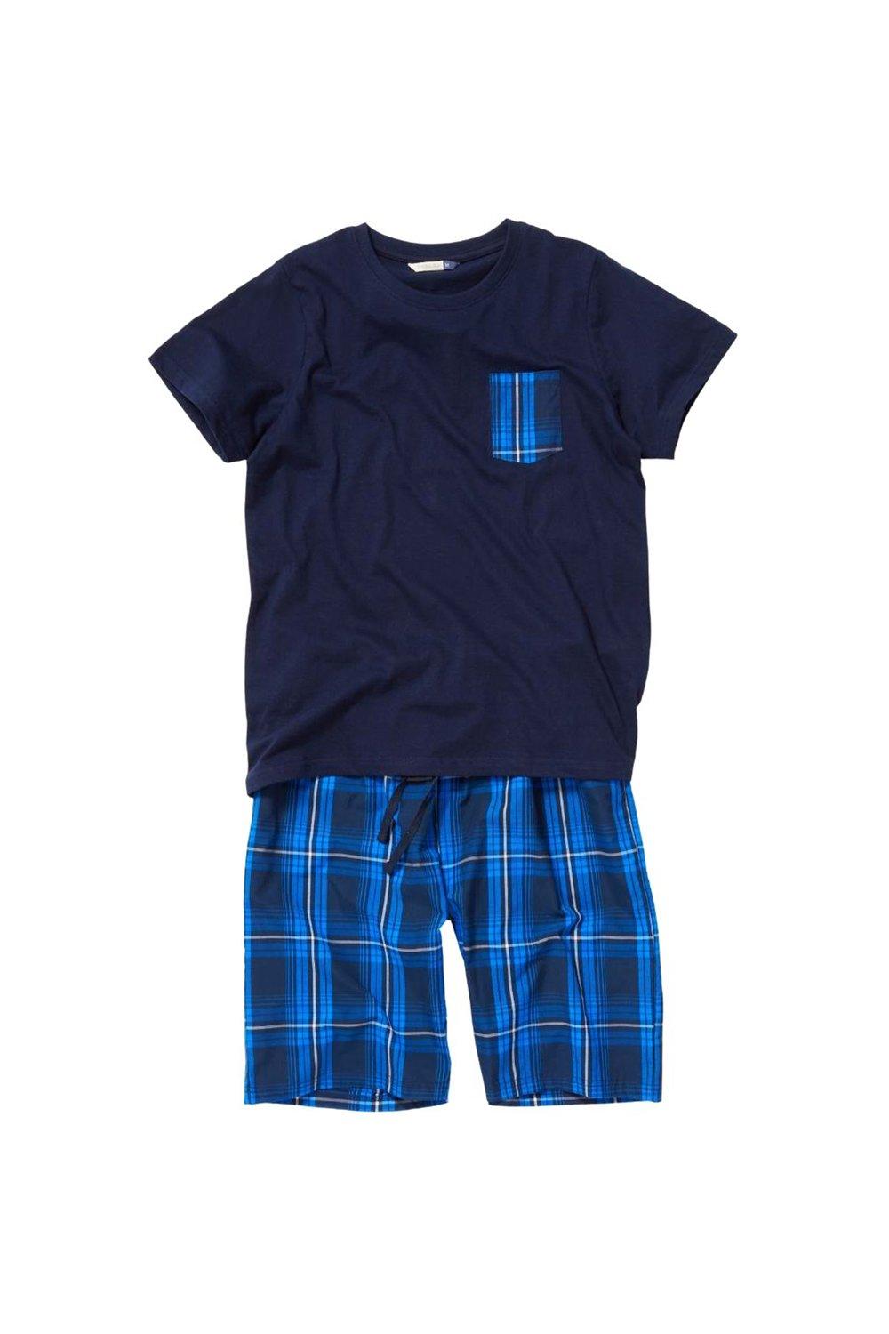 Boys Short Check Pyjama Set