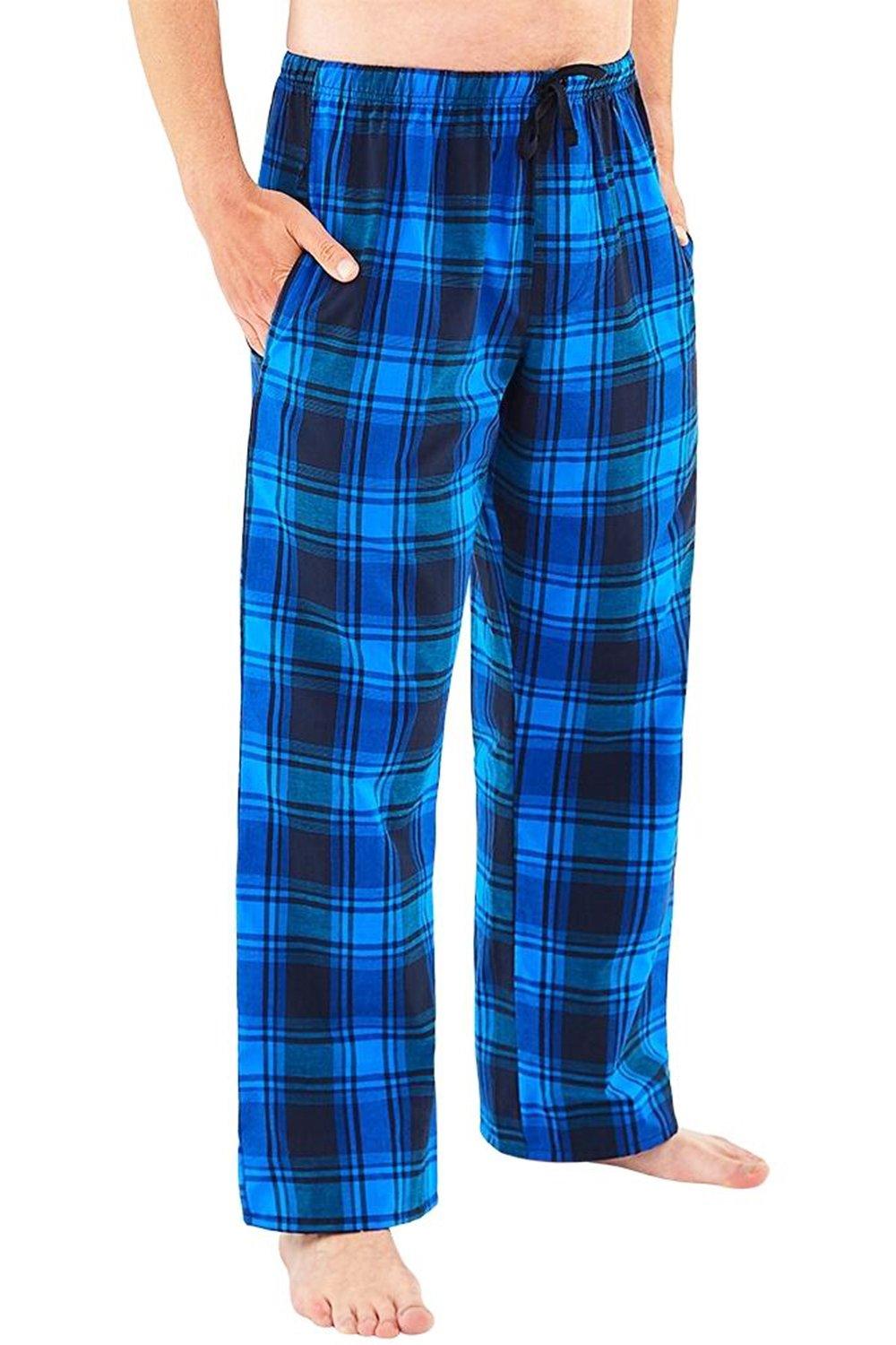 Mens Check Pyjama Trousers
