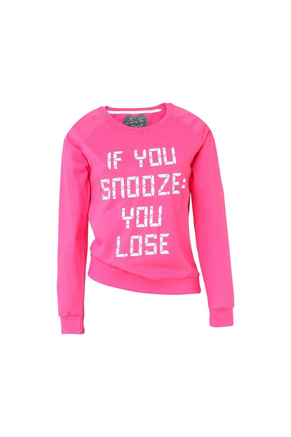 Snooze You Lose Lounge Top