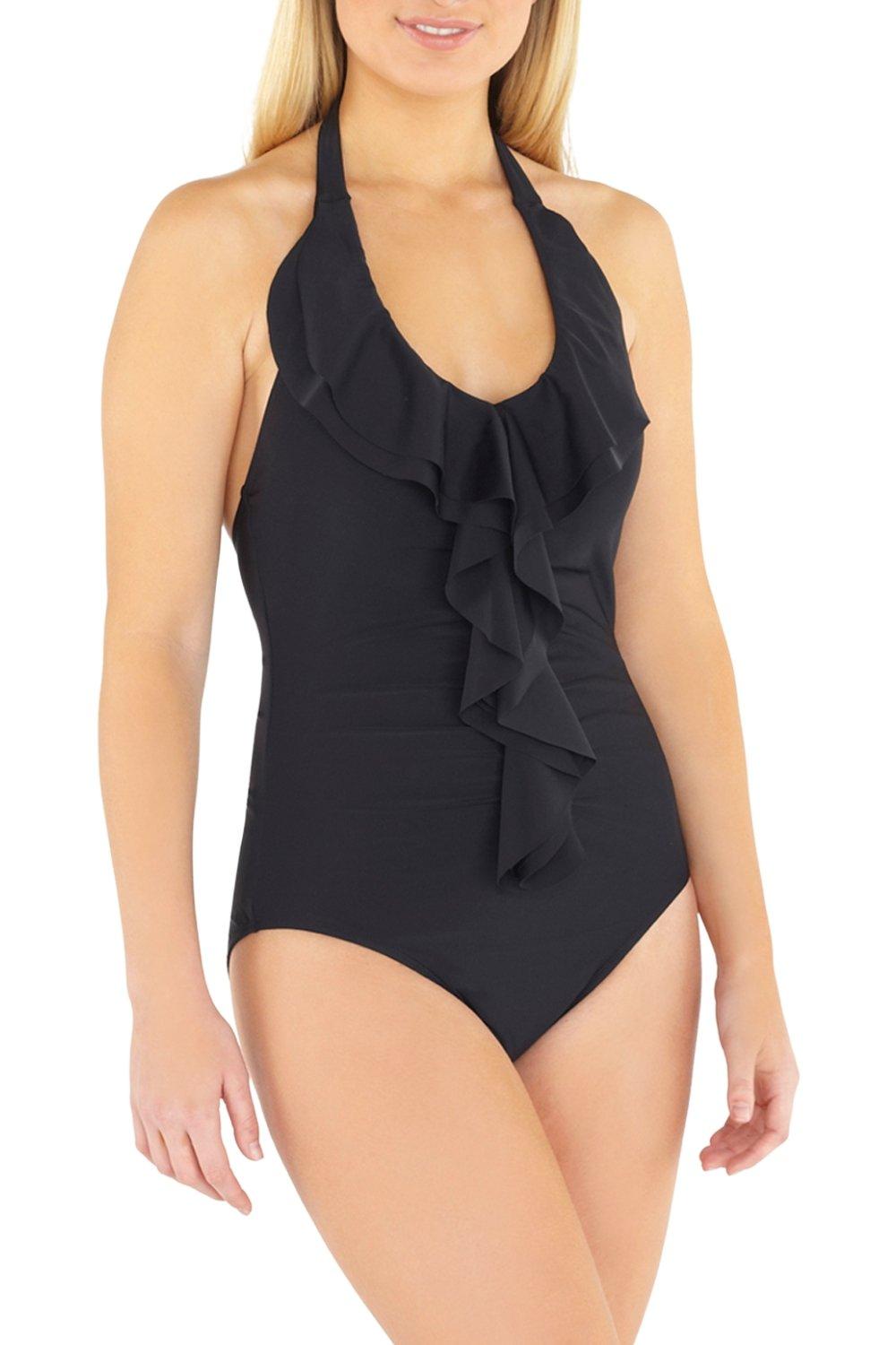 Waterfall Frill Front Swimsuit