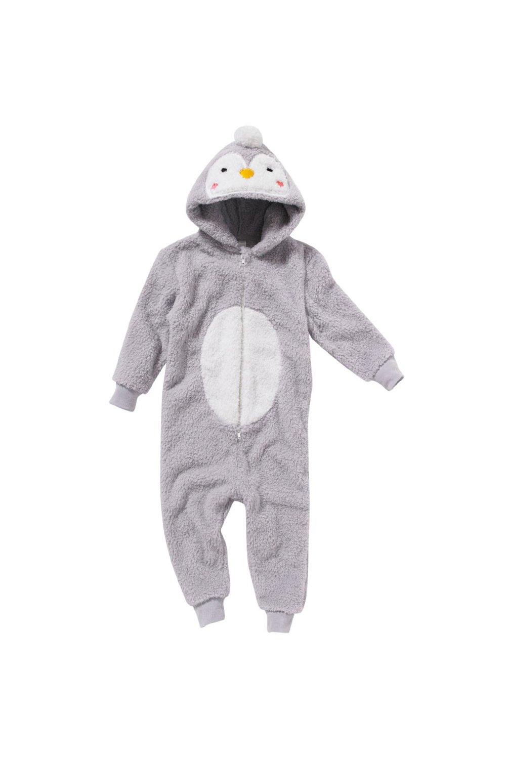 Baby Penguin Fleece Onesie
