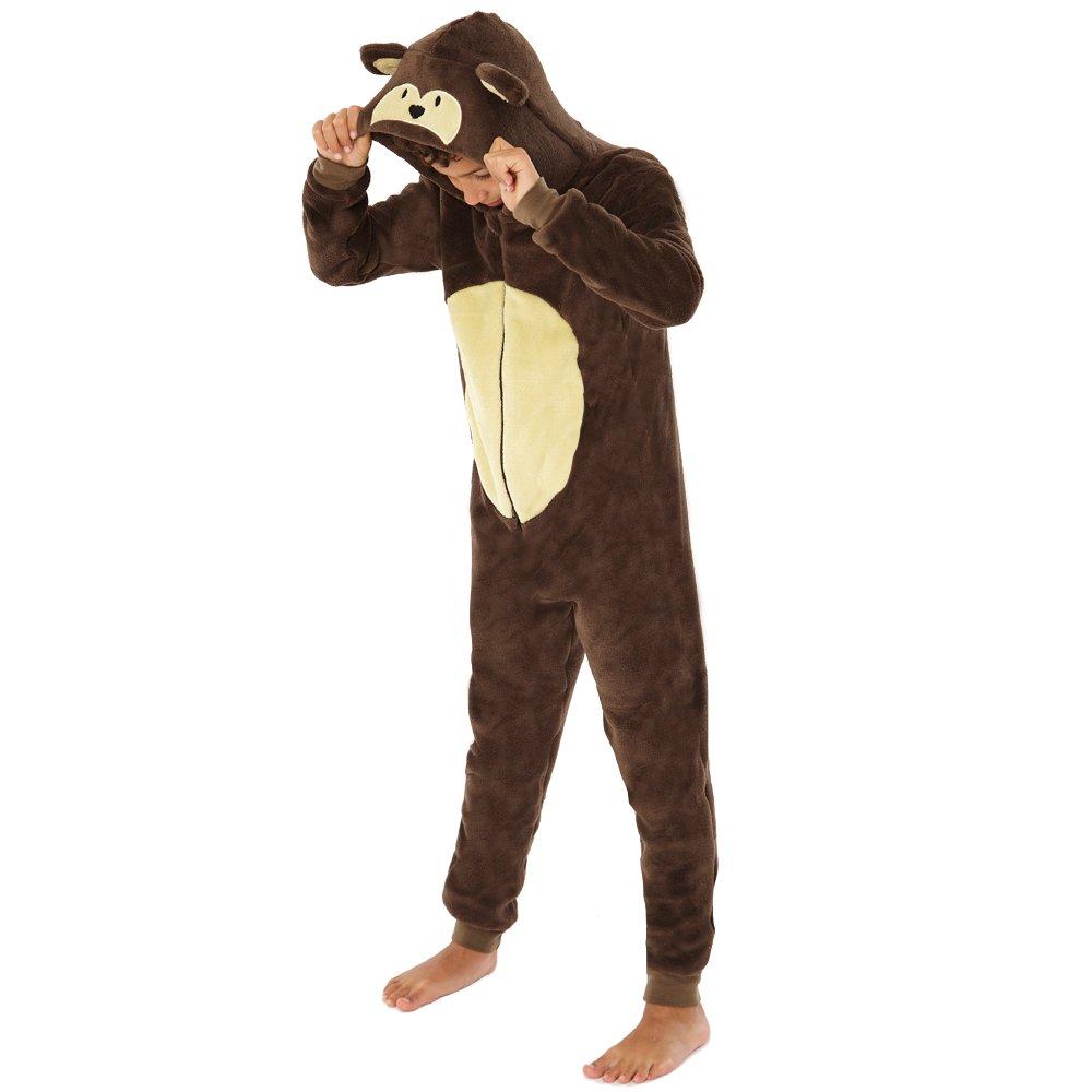 Nightwear Monkey Fleece Onesie Animal Crazy