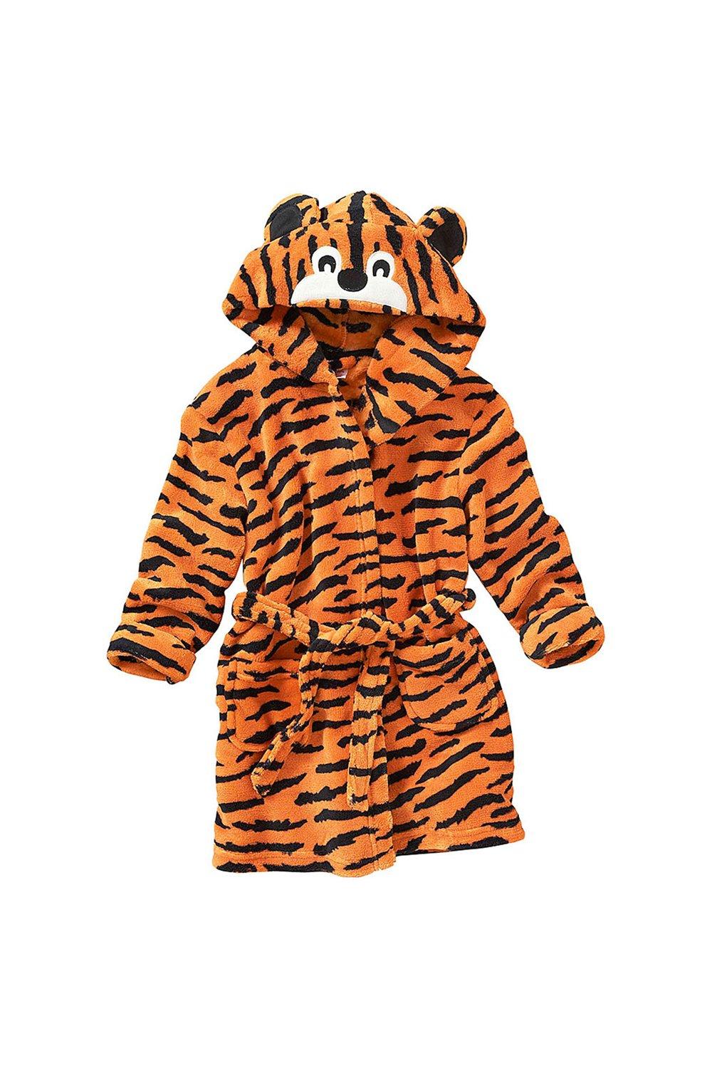Tiger Fleece Dressing Gown