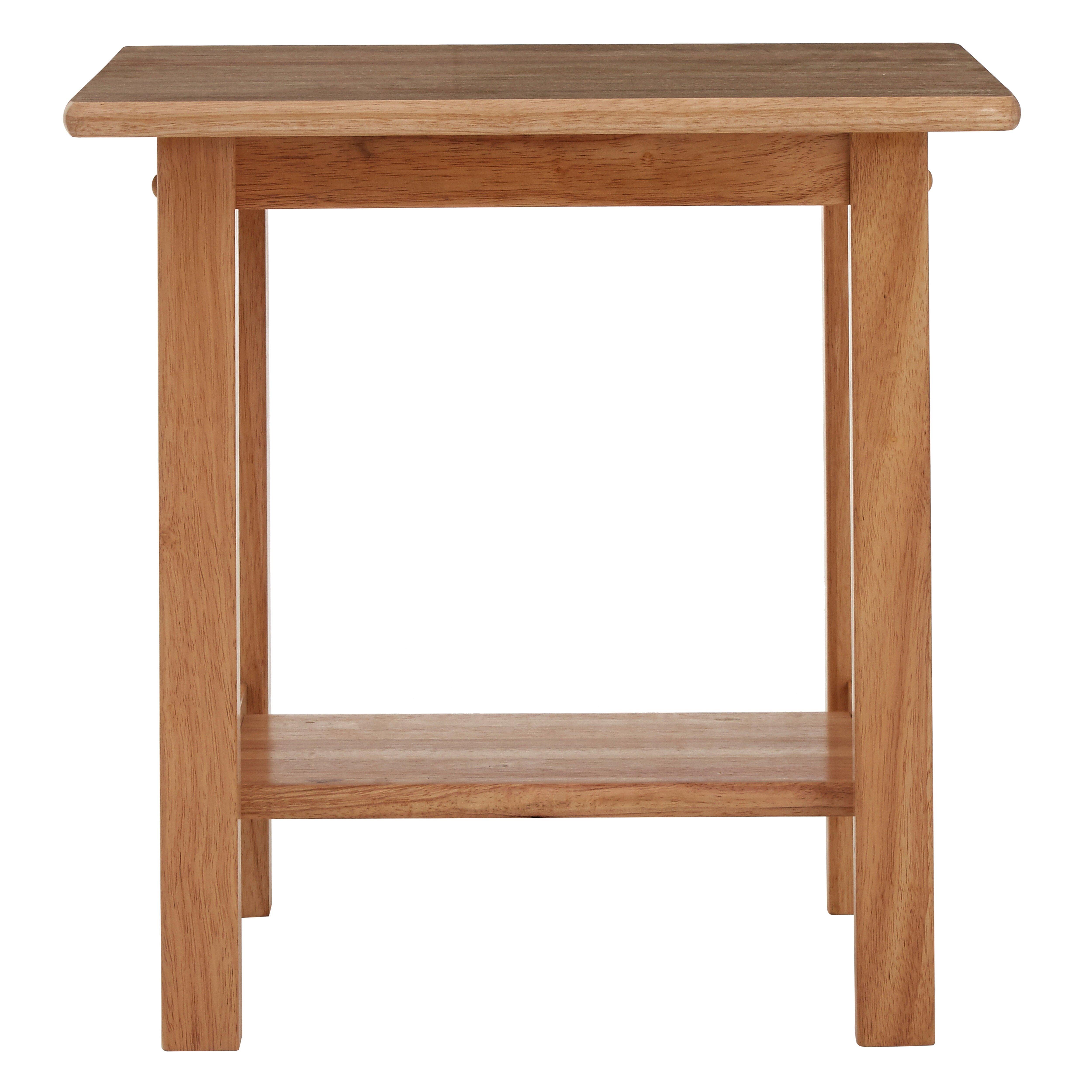 Natural Square Side Table
