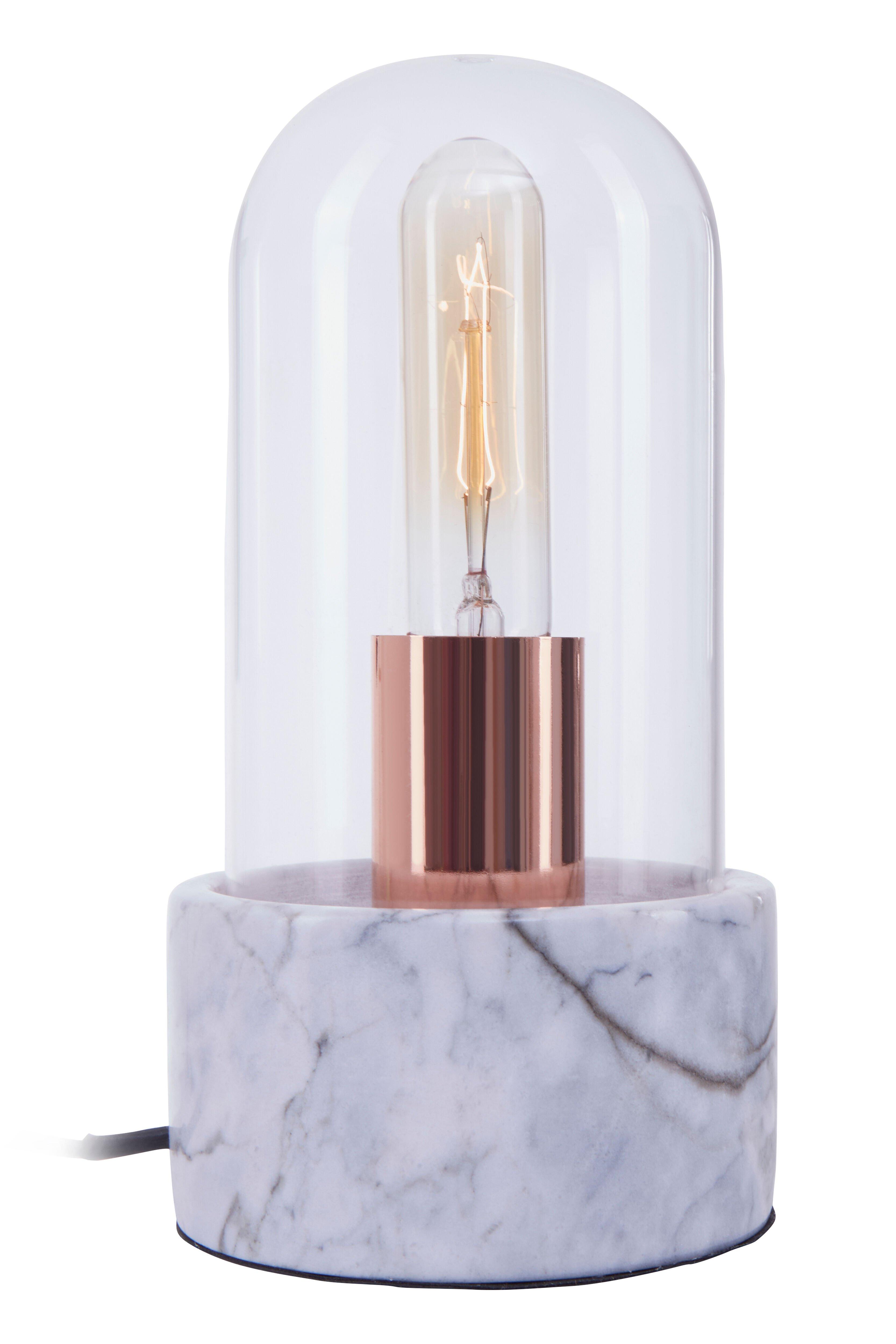 Interiors by Premier Lamonte Marble Base Bell Lamp