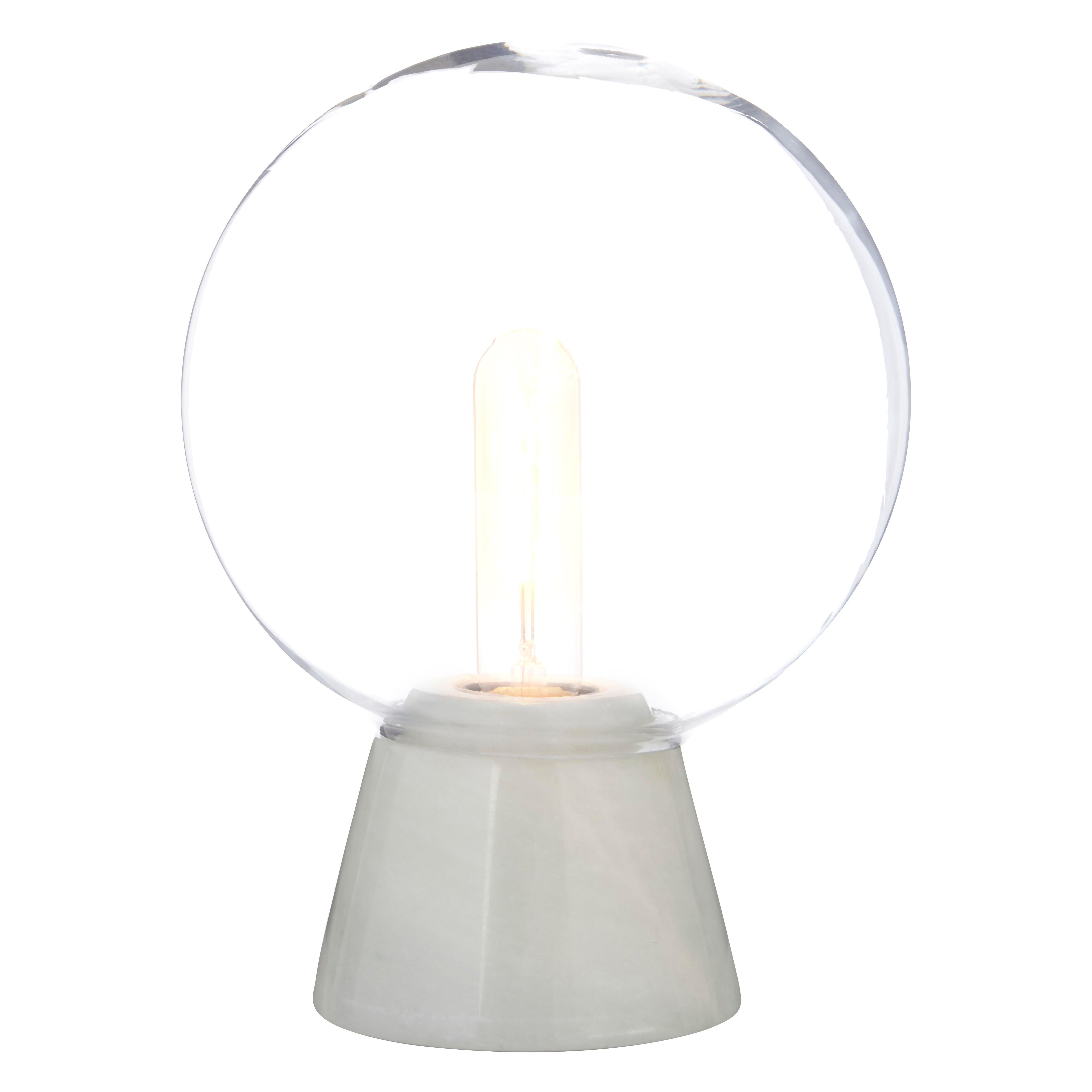 Interiors by Premier Lamonte Globe Lamp with Marble Base
