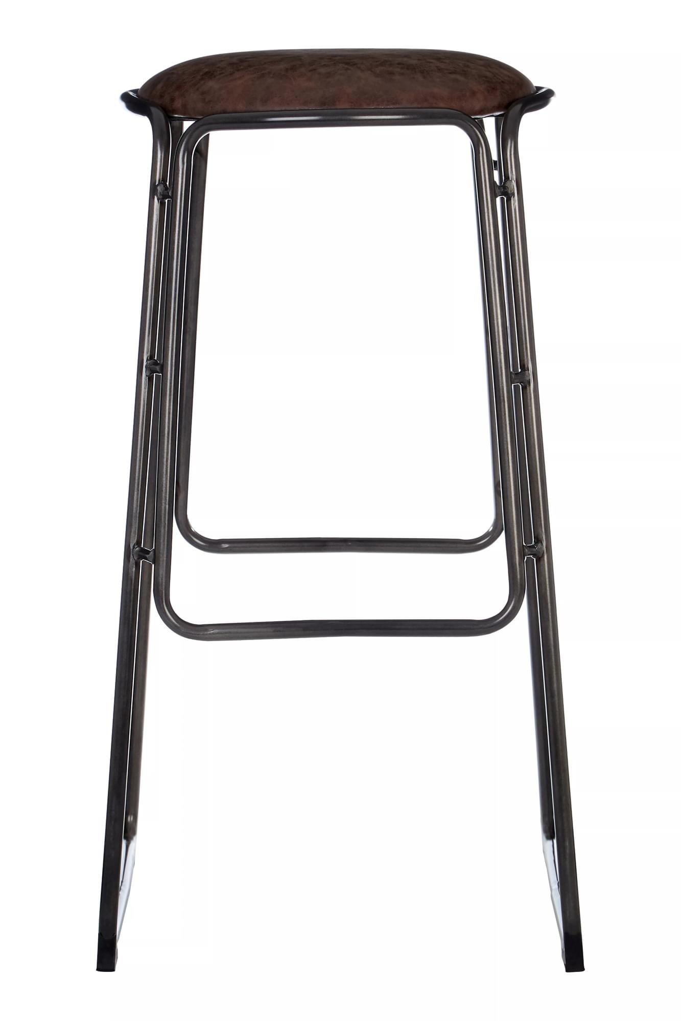 Interiors by Premier Dalston Bar Stool with Gunmetal legs