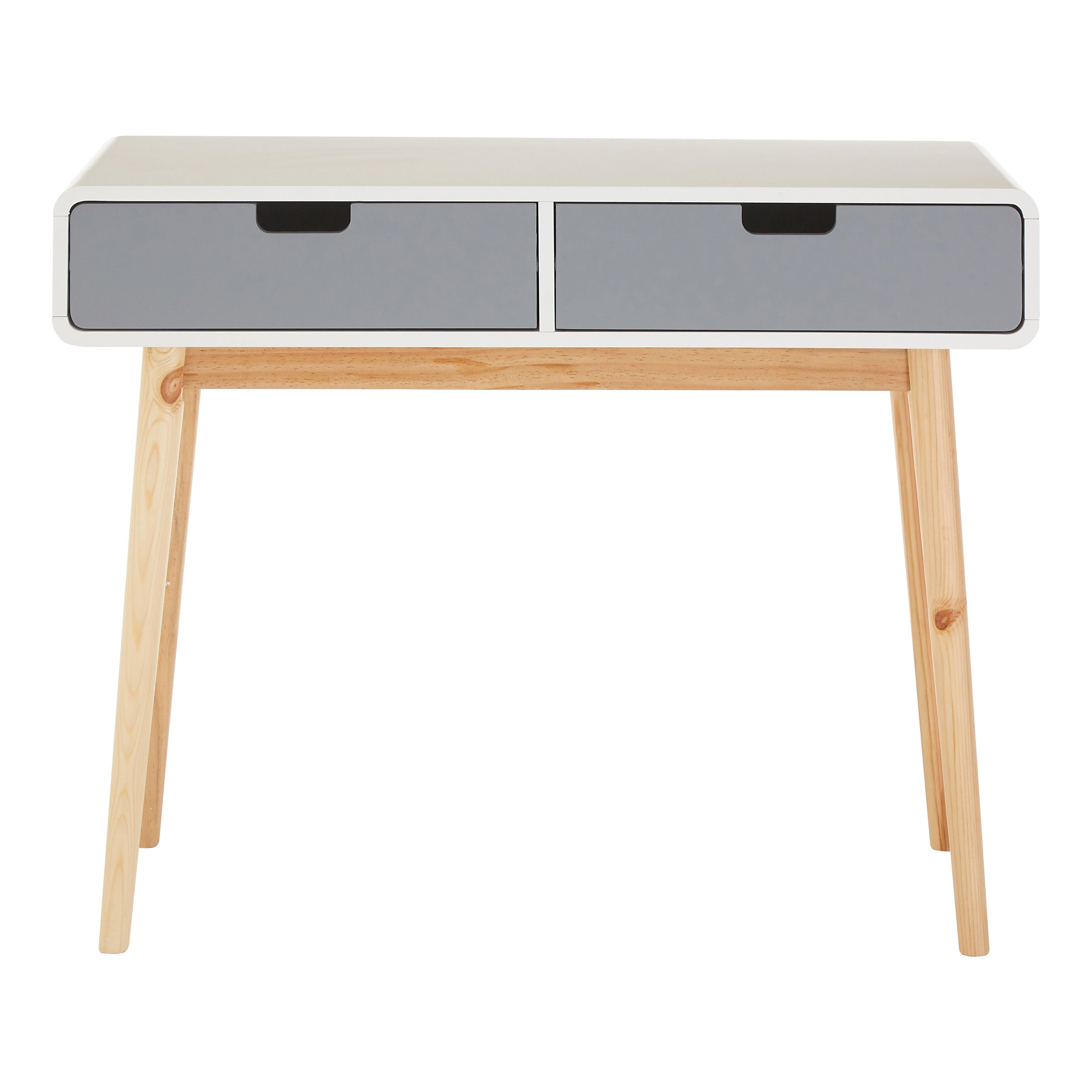 Compact and Versatile Console Table with Drawers