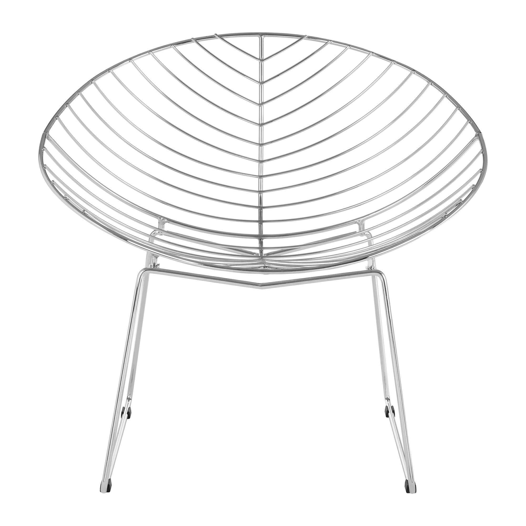 Interiors by Premier District Metal Wire Rounded Wire Chair