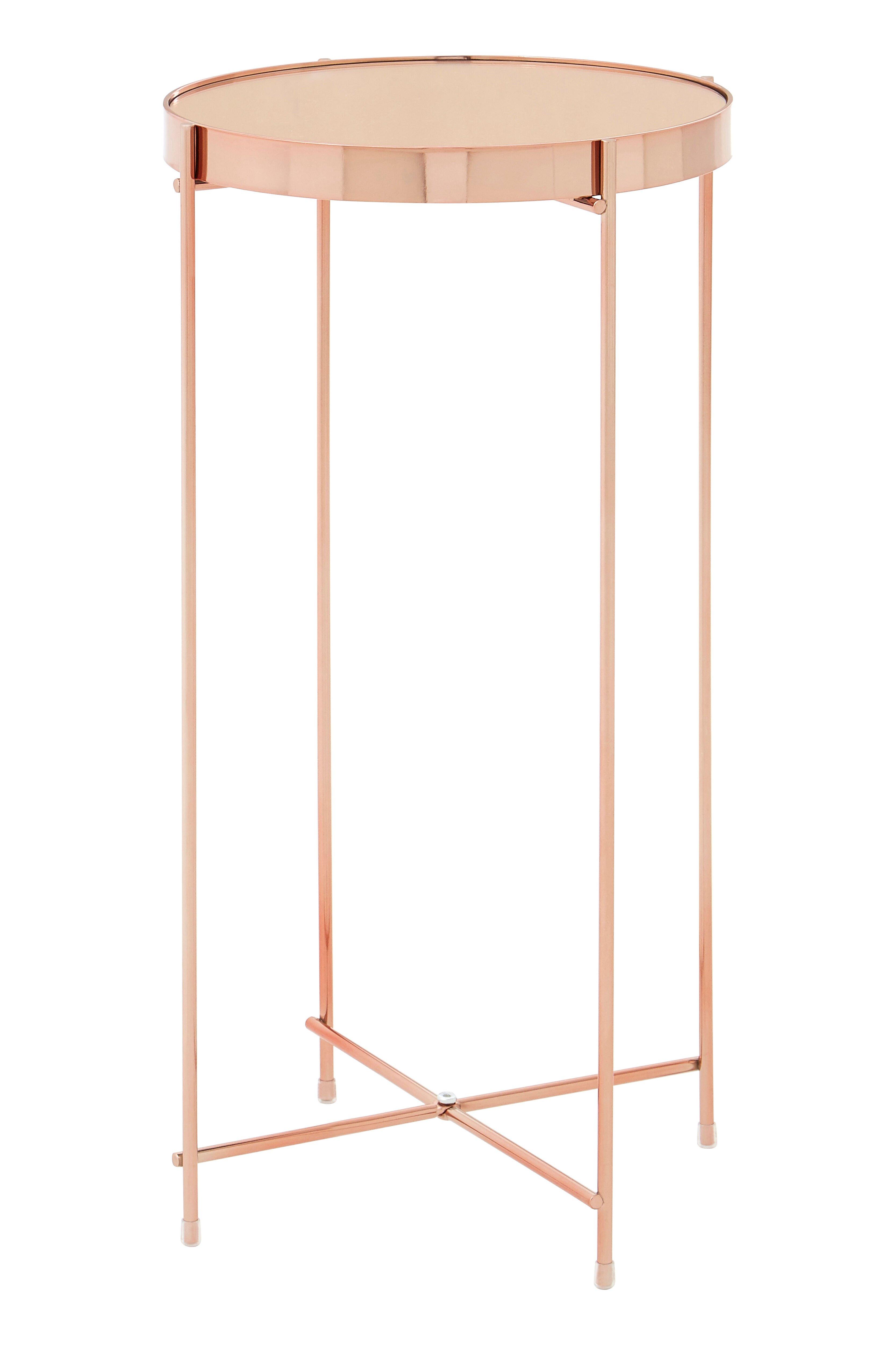 Allure Mirror Tall Side Table