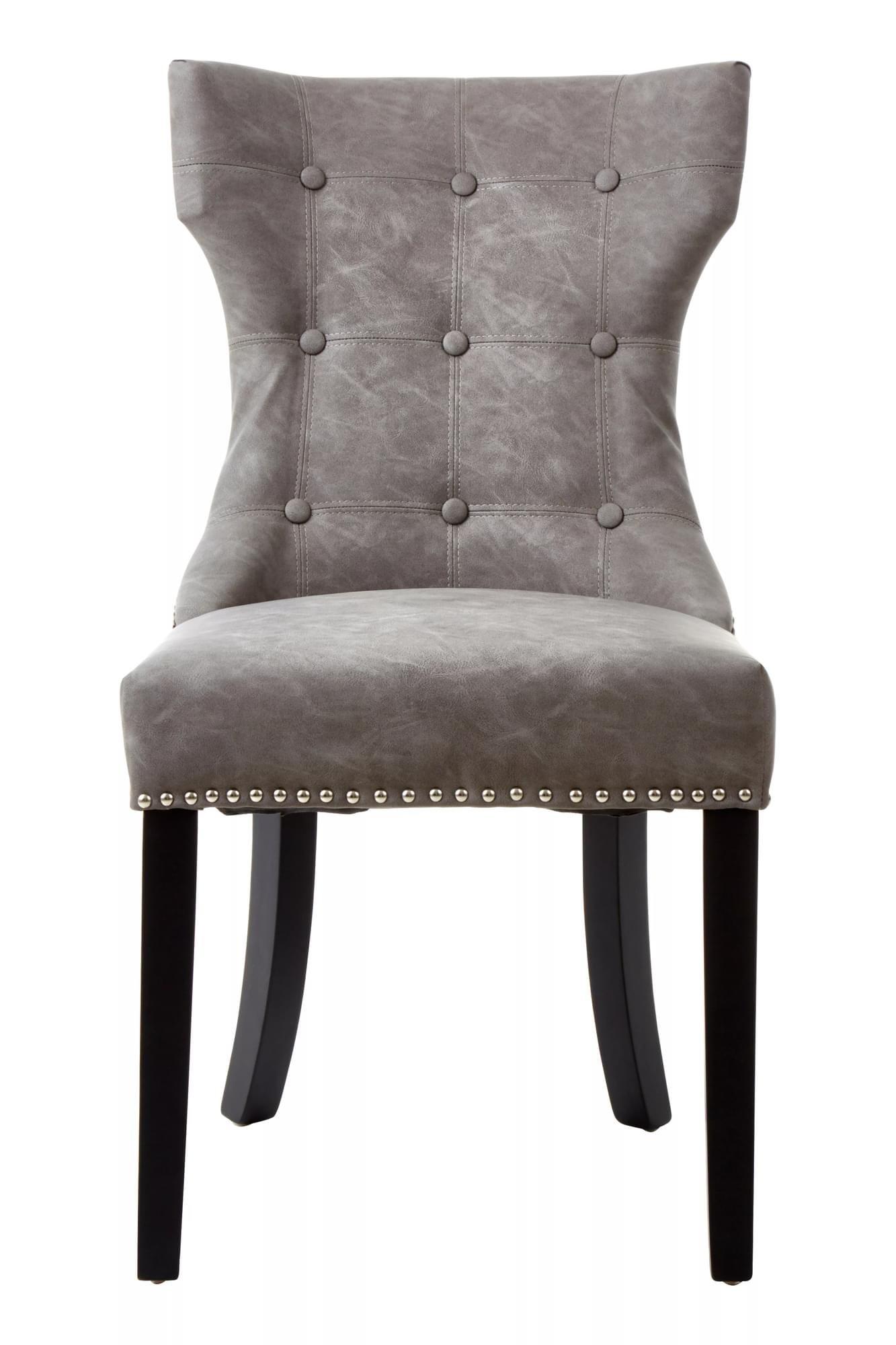 Interiors by Premier Daxton Grey Velvet Dining Chair