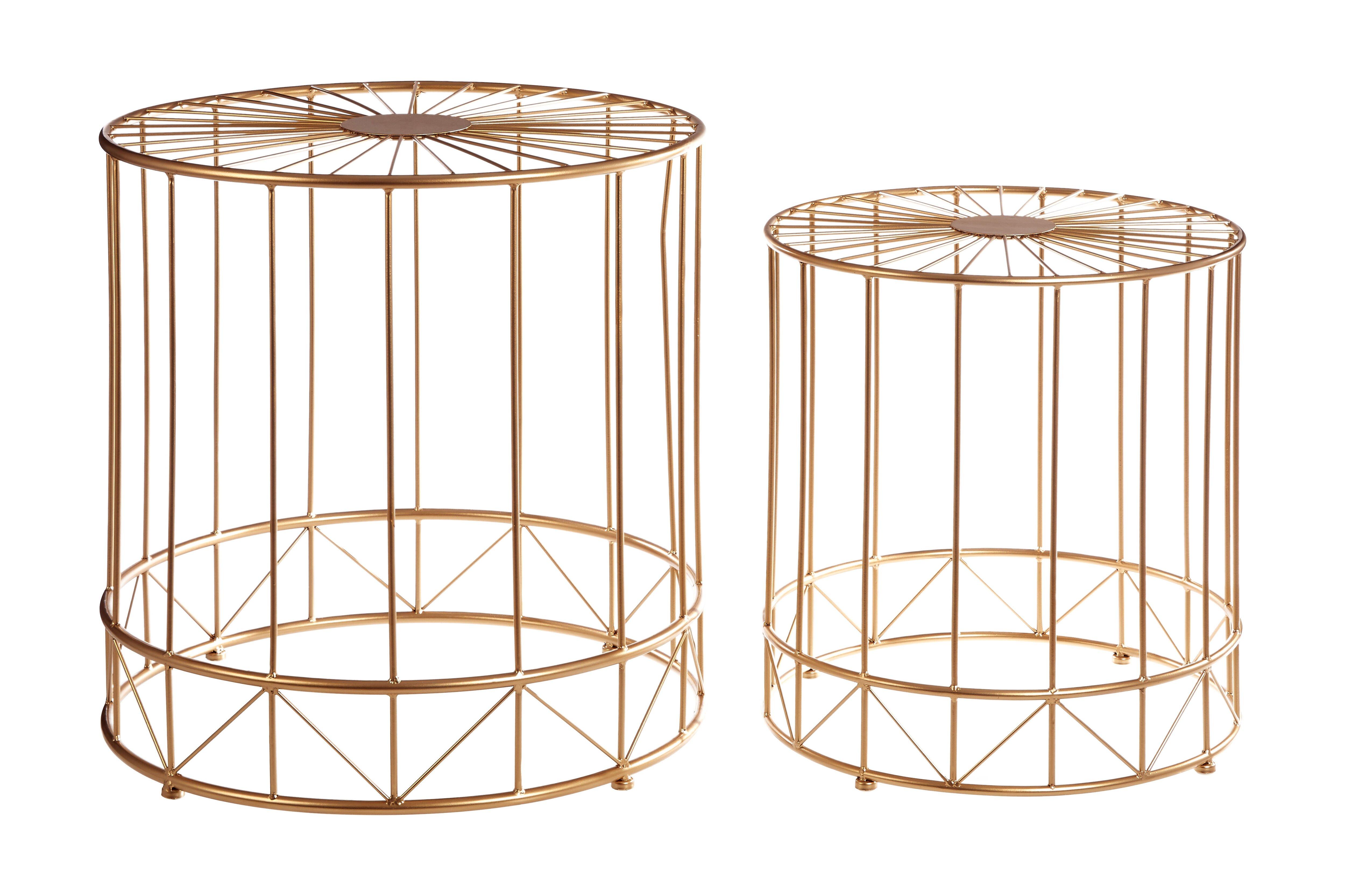 Set Of 2 Lexi Round Side Tables