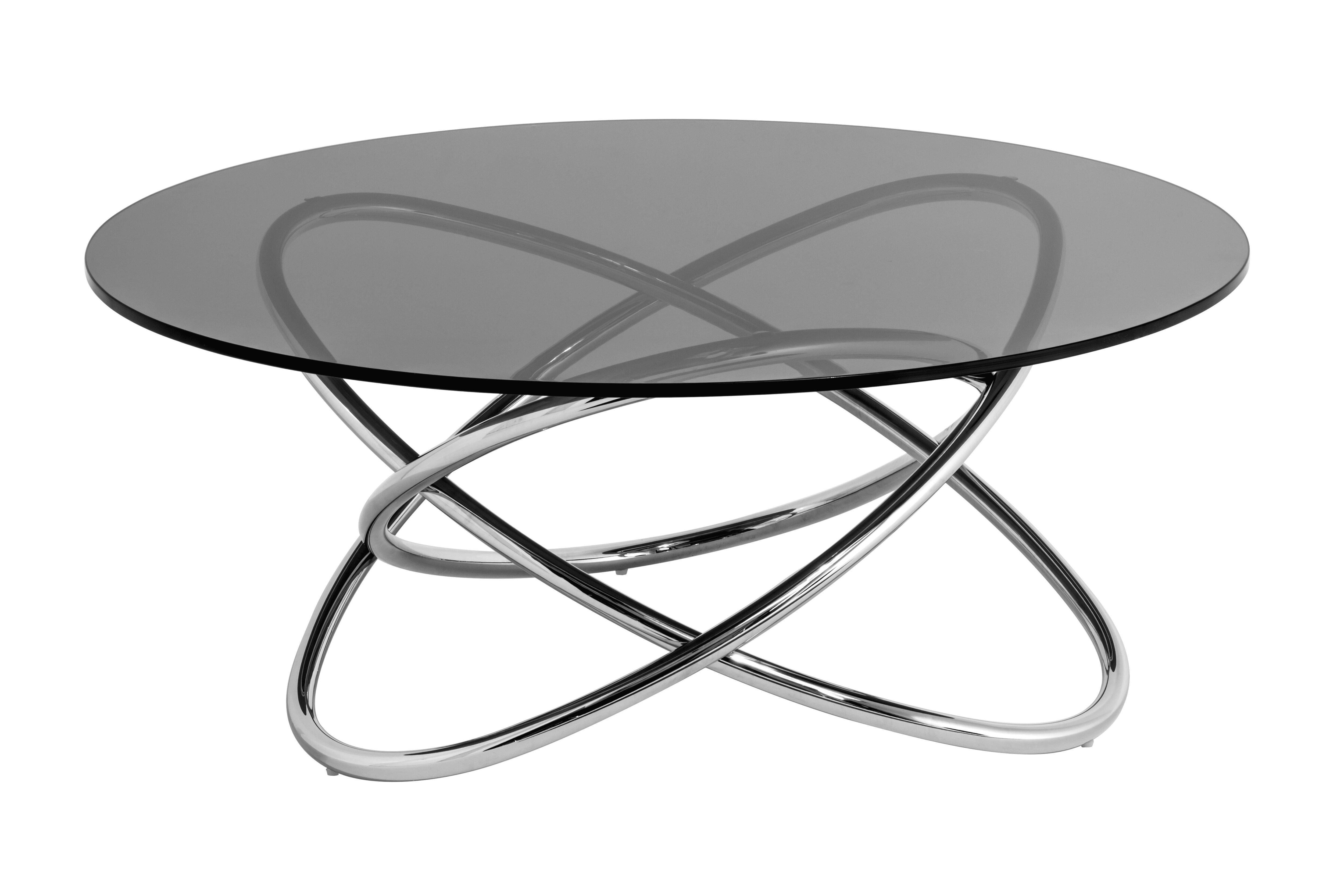 Smoke Glass Top Coffee Table