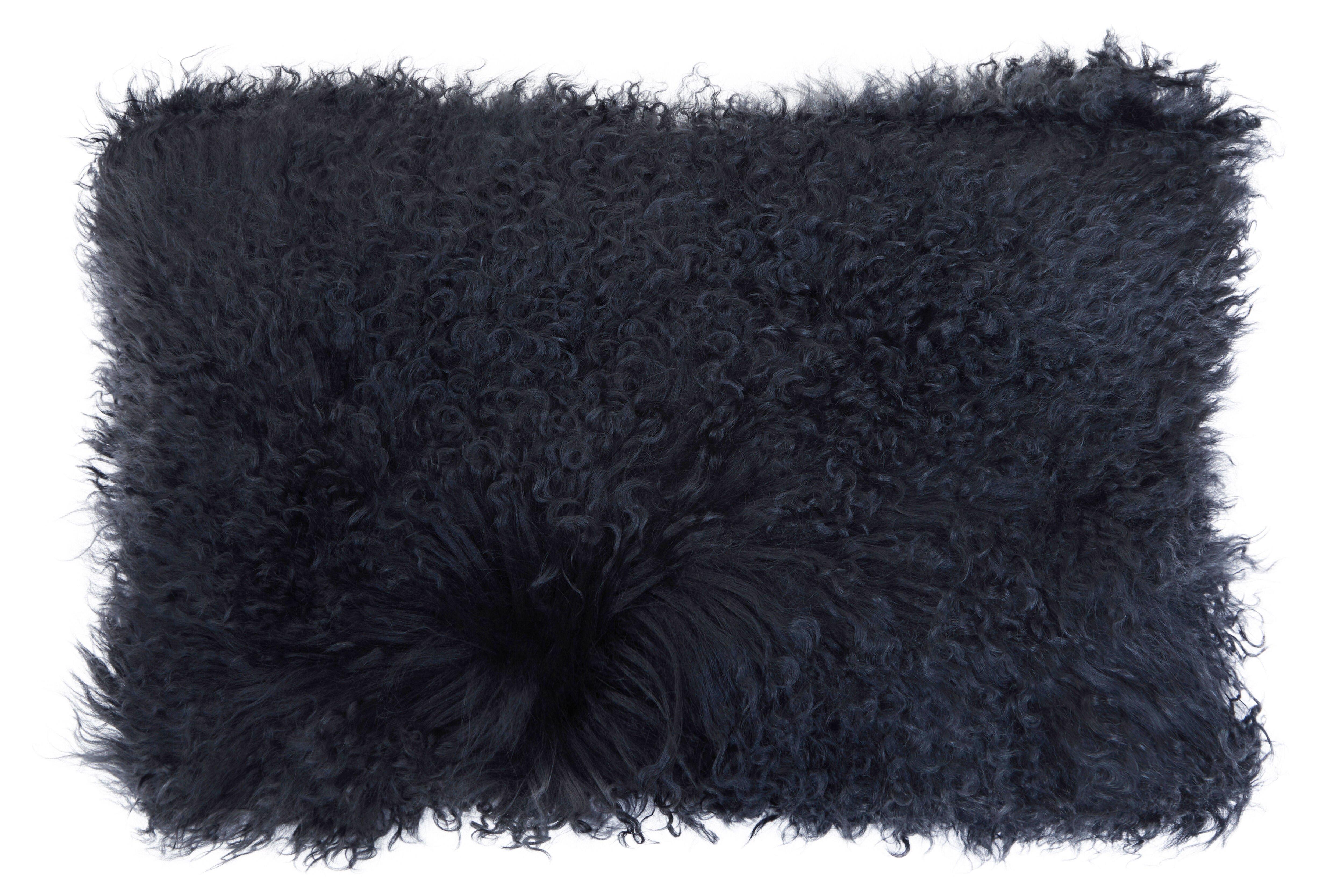 Bosie Black Fur Cushion