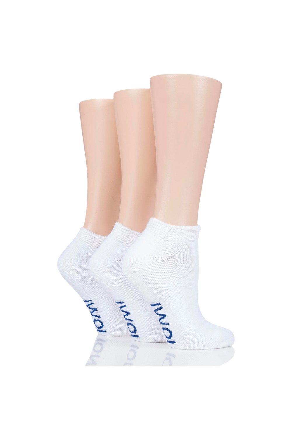 3 Pair Footnurse Cushioned Foot Diabetic Trainer Socks