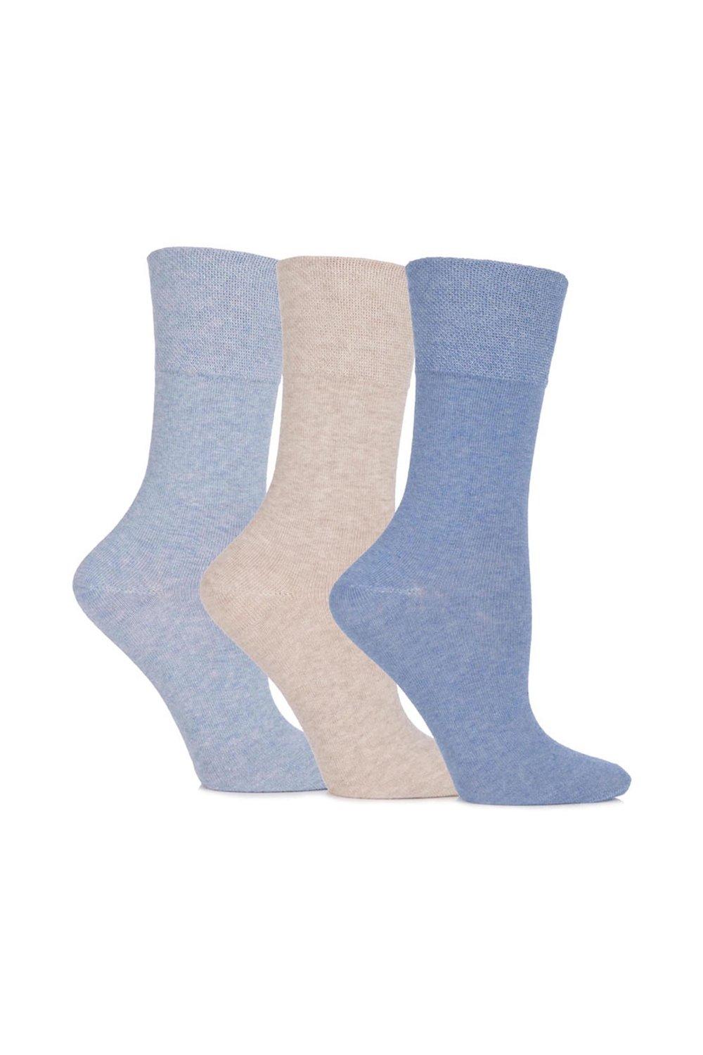 3 Pair Eva Plain Cotton Socks