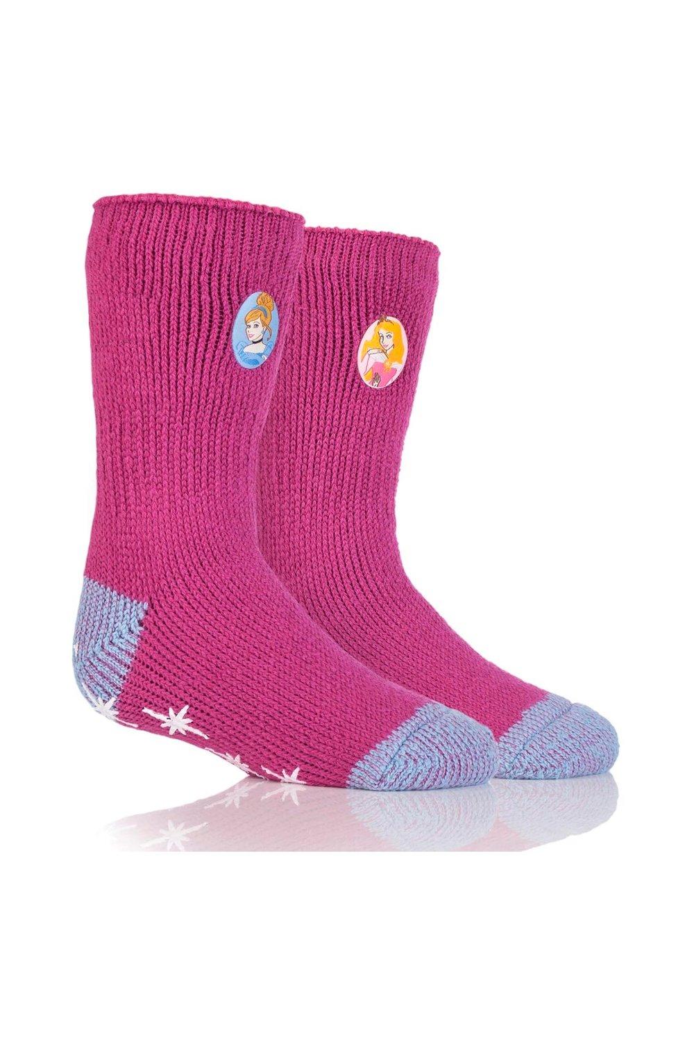 1 pair disney princess slipper socks with grip