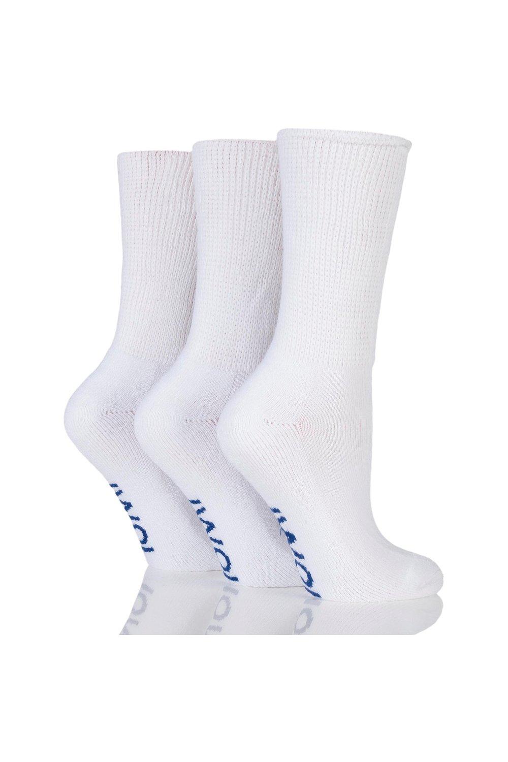 3 Pair Footnurse Gentle Grip Cushioned Foot Diabetic Socks