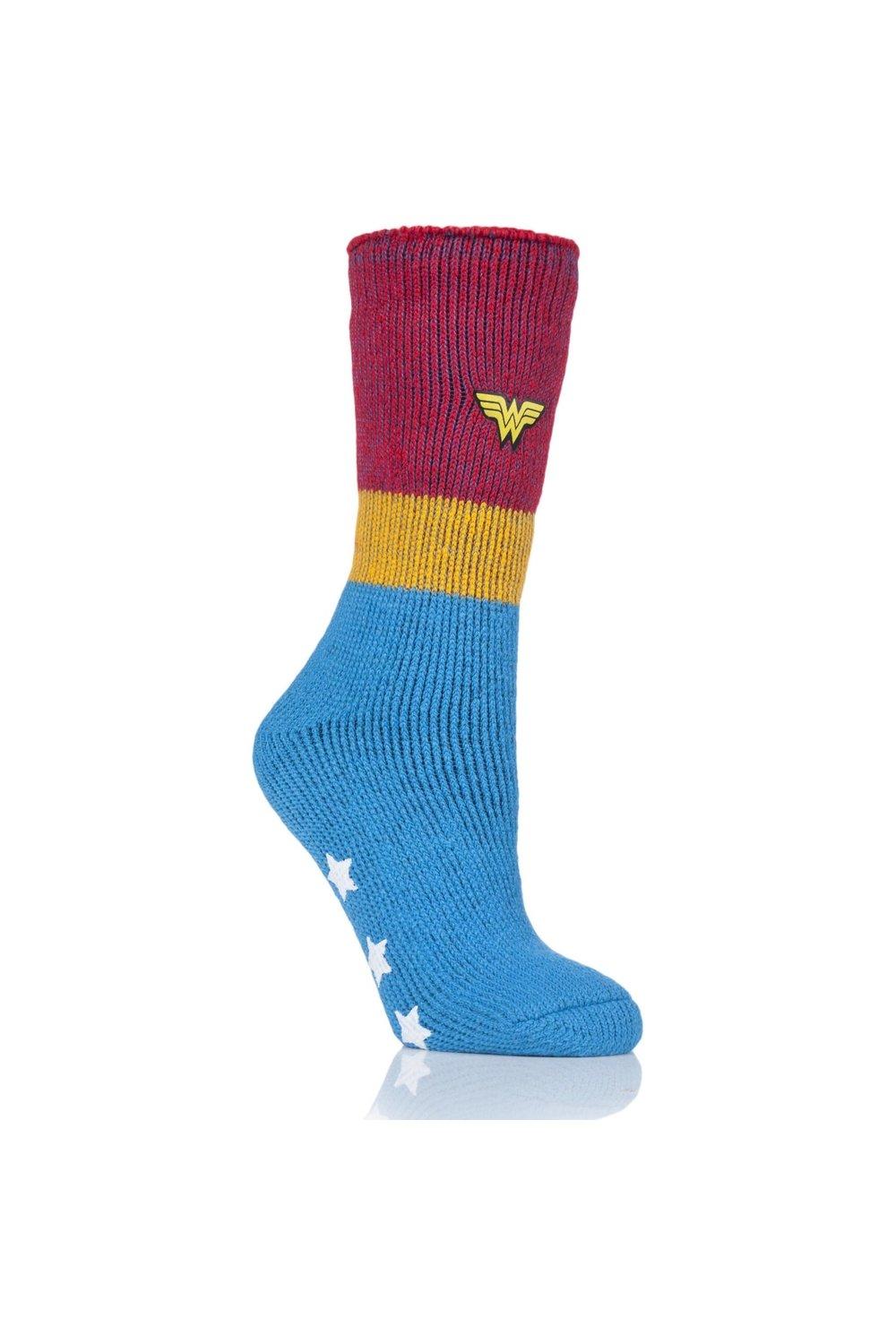 1 Pair DC's Wonder Woman Slipper Socks