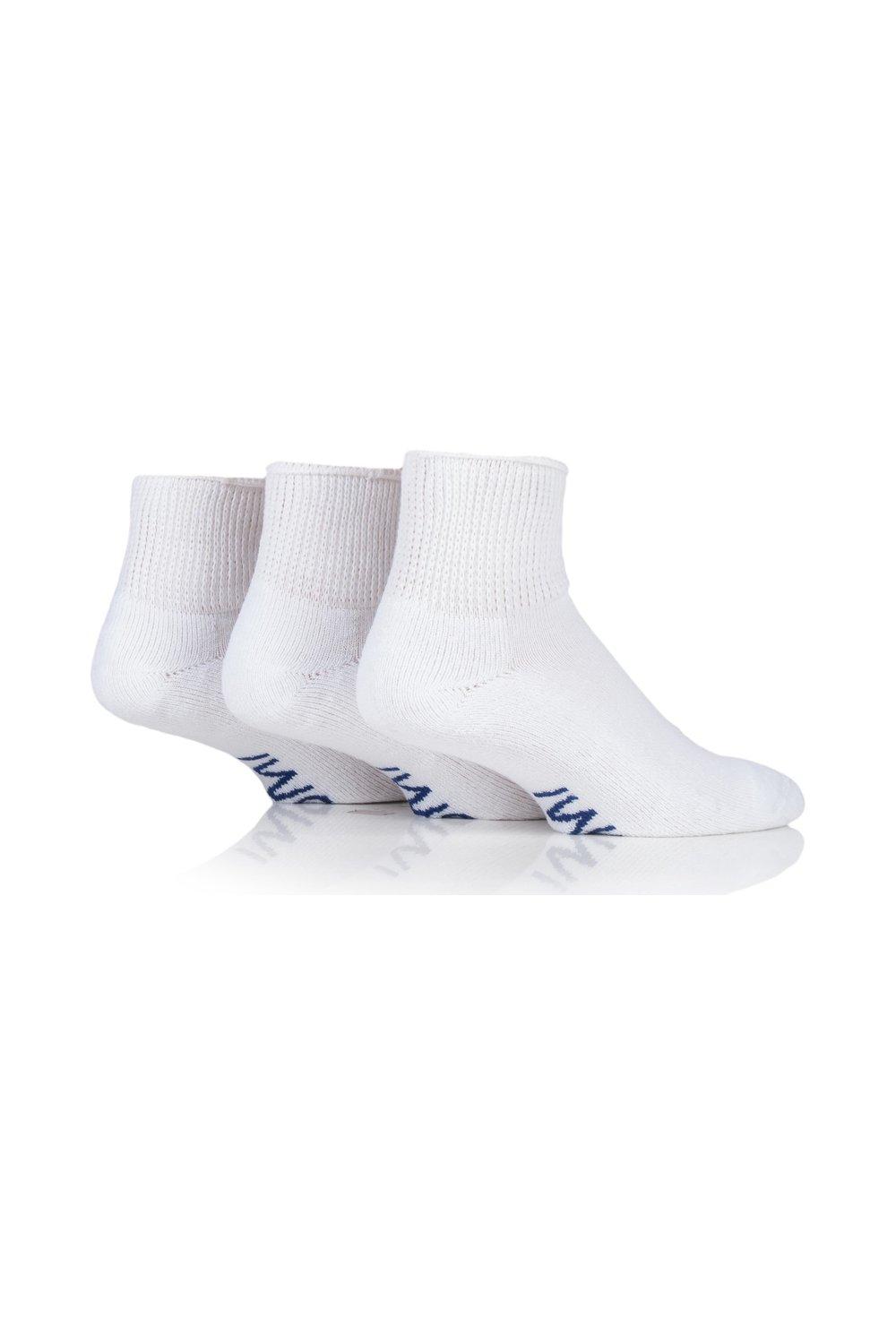 3 Pair Footnurse Cushioned Foot Gentle Grip Diabetic Ankle Socks