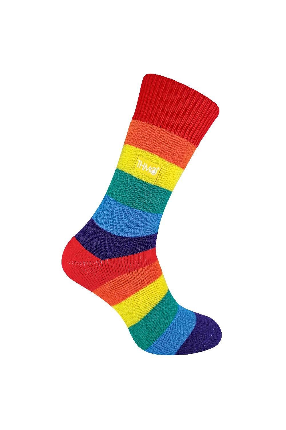 Extra Warm Thermal Rainbow Socks for Winter