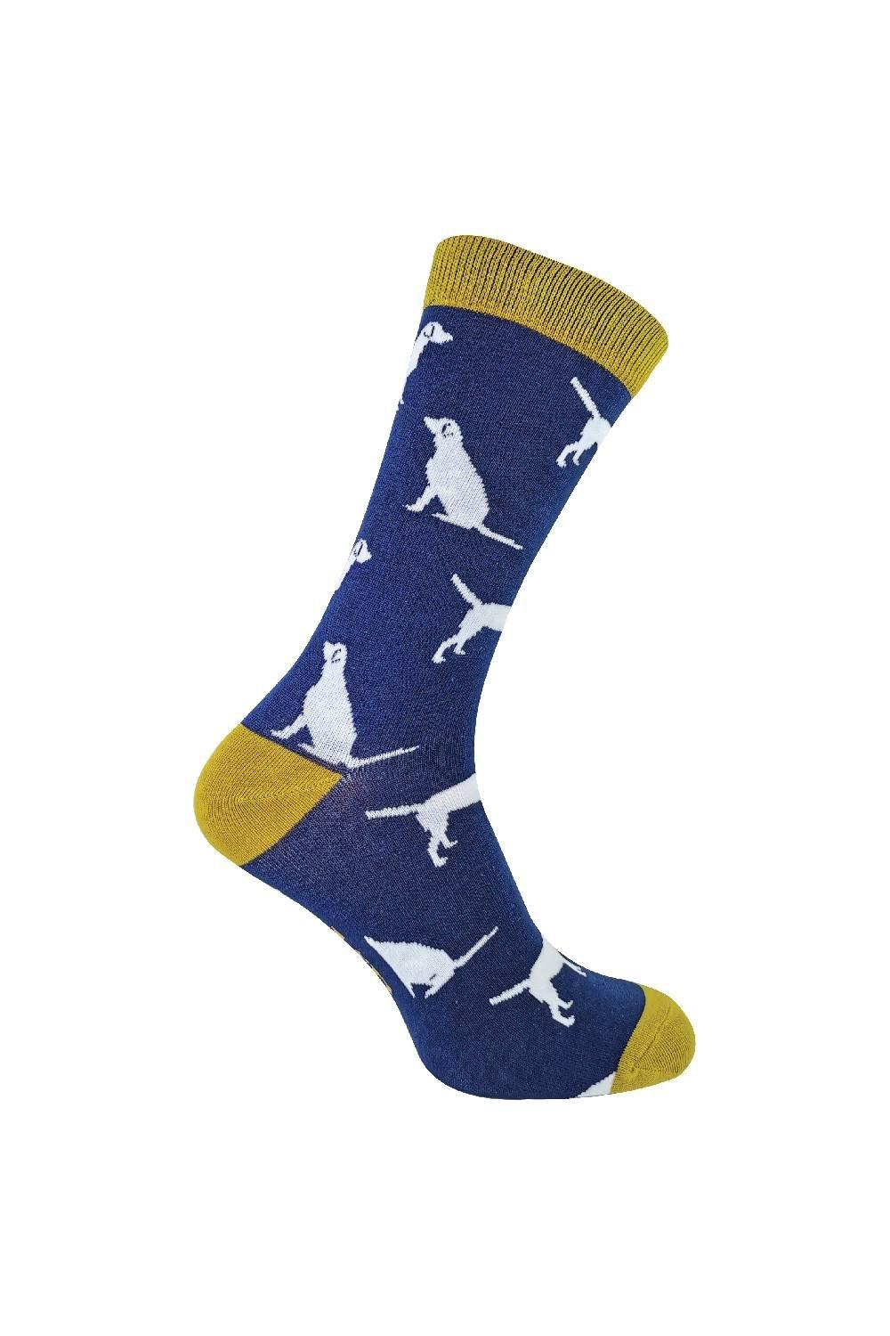Novelty Soft Breathable Bamboo Socks with Dog Pattern