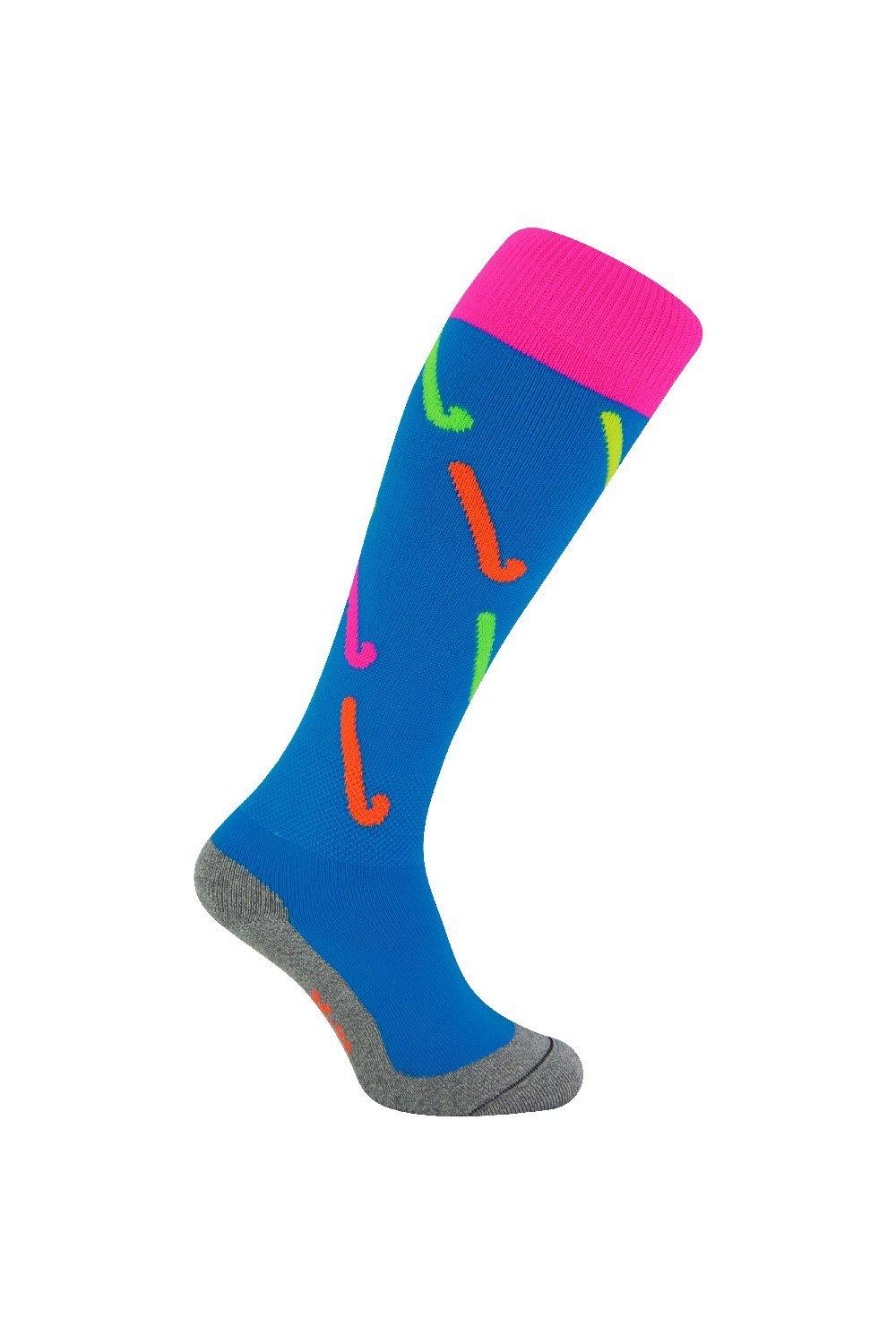 Long Hockey Sport Socks with Hockey Stick Designs