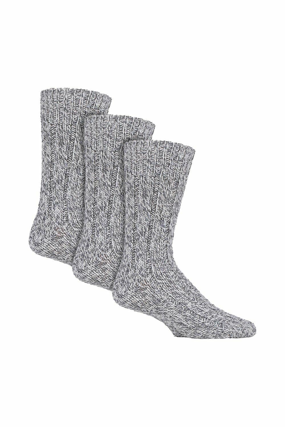 3 Pair Multipack Soft Wool Hiking Boot Socks