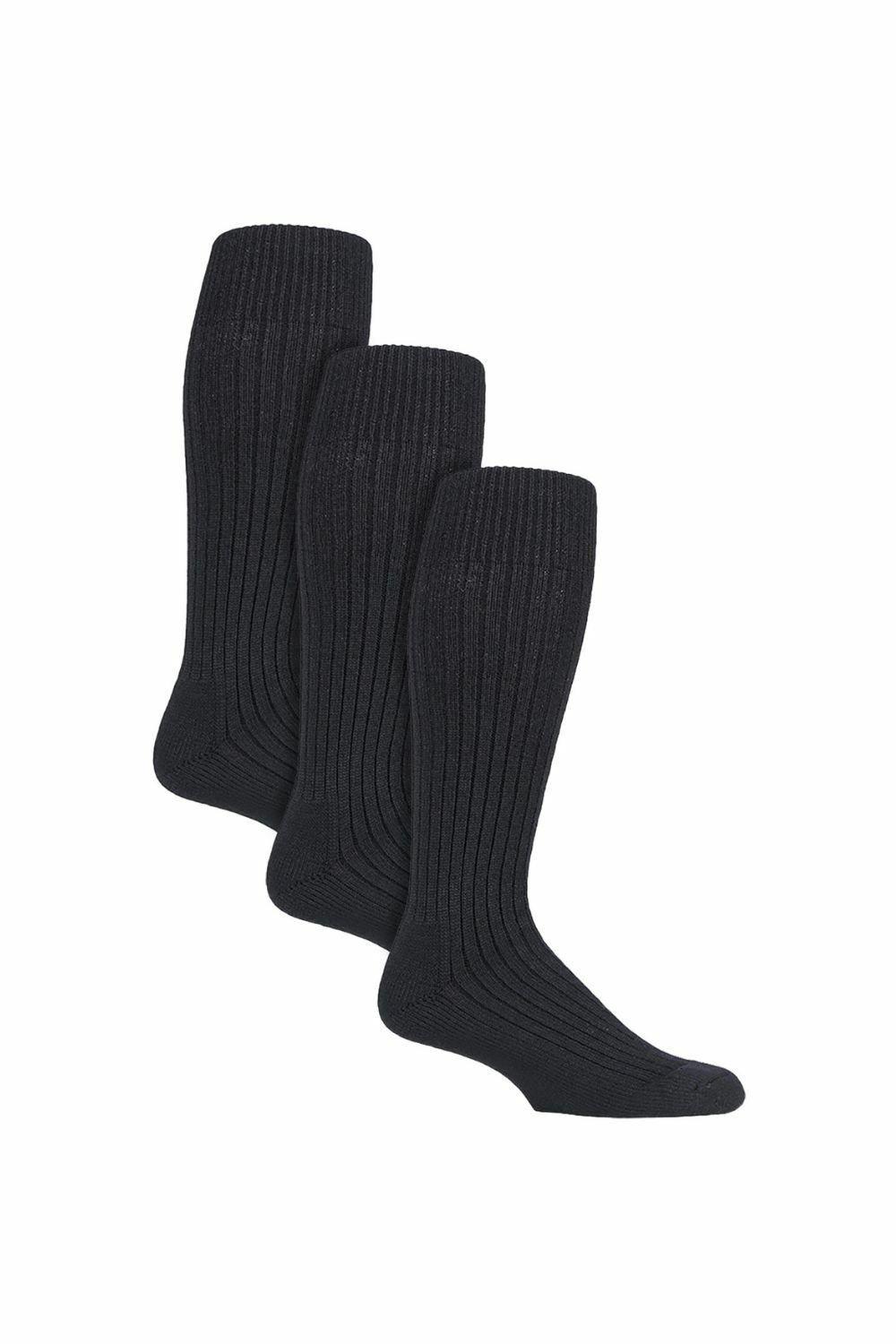 3 Pair Multipack Long Thick Knee High Military Socks