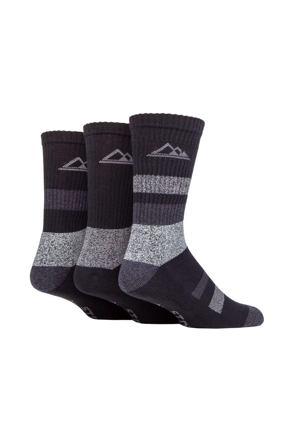 3 Pair Striped Boot Socks