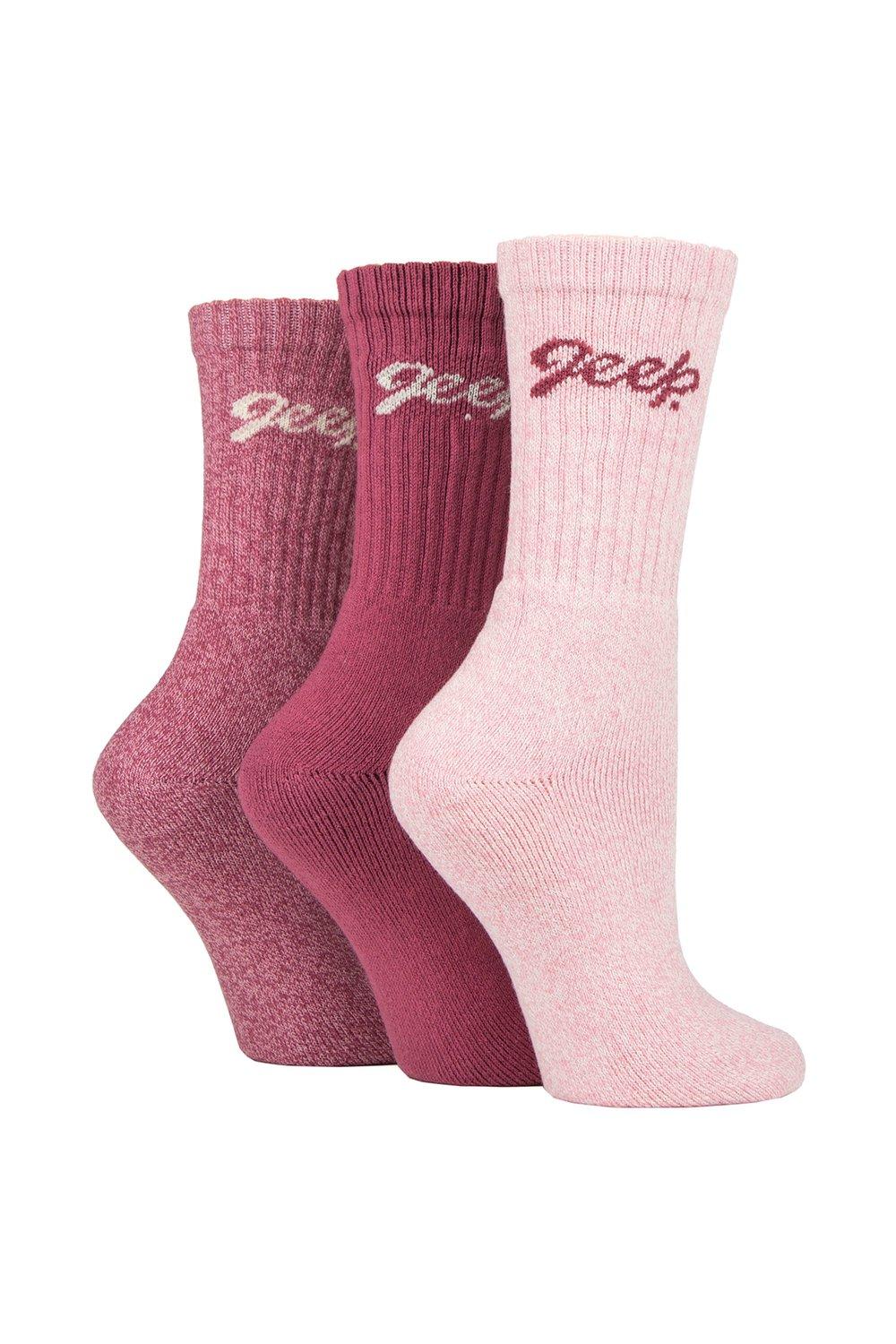 3 Pair Cushioned Foot Cotton Boot Socks