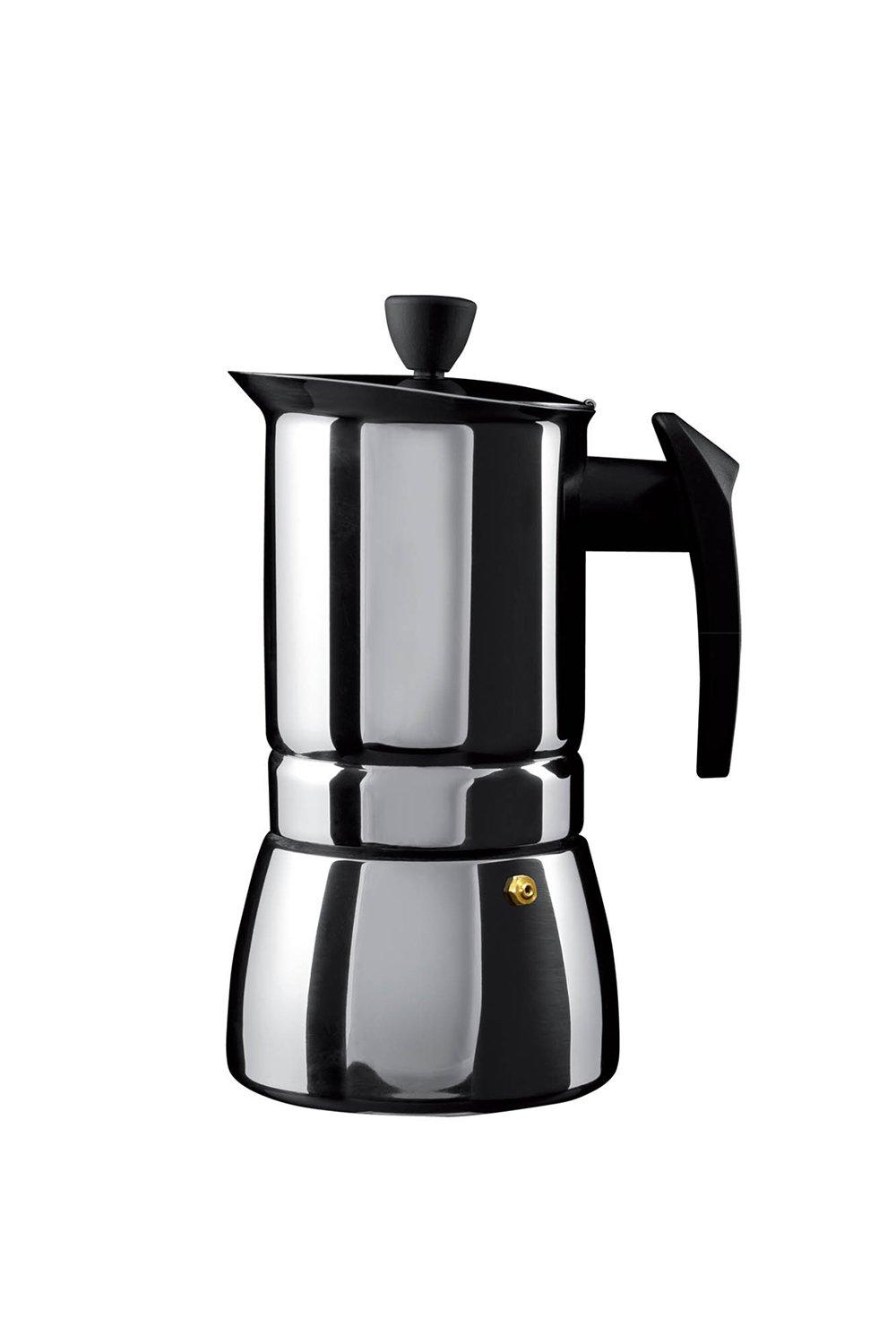 Grunwerg CAFÉ OLÉ 6 Cup Espresso Coffee Maker|silver