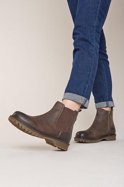 'Skerry Waxy' Leather Boots
