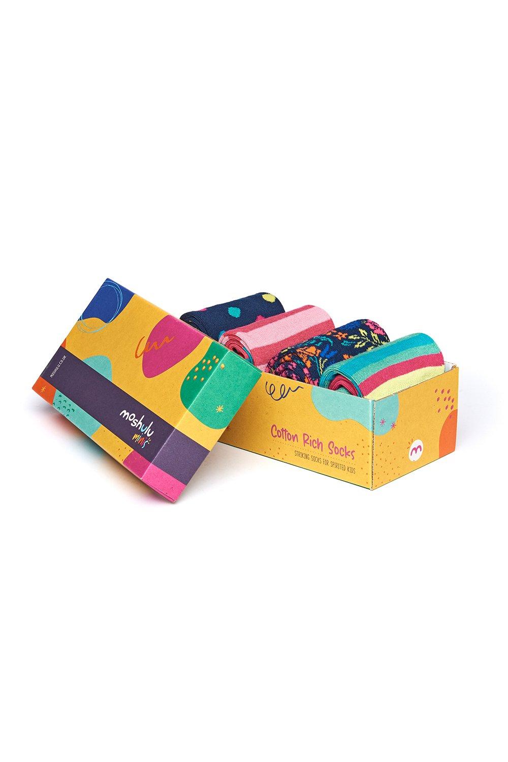 ’Jemima Sock Box’ Patterned Box of Socks