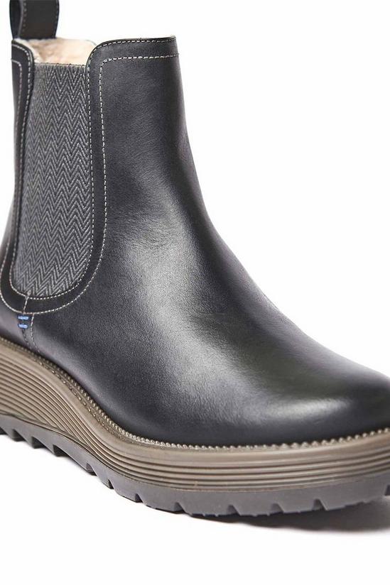 Moshulu 'Kos' Chunky Sole Leather Ankle Boot 3