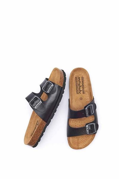 'Danube' Leather Cork Footbed Sandals