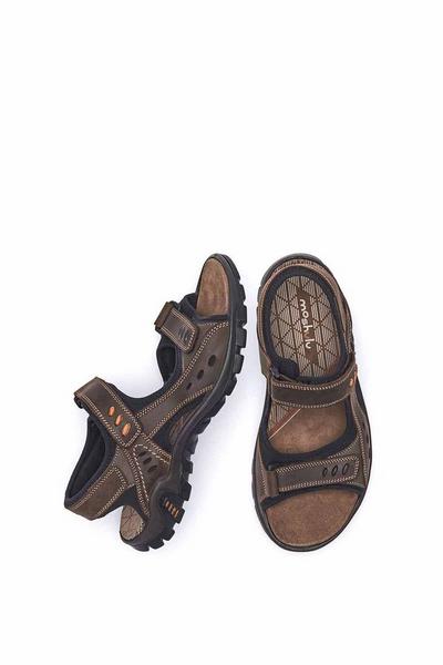 'Portreath 2' Leather Sports Sandals