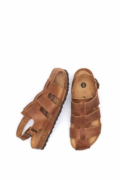 'Berneray' Leather Fisherman Sandals