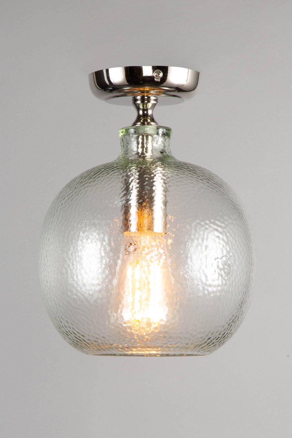 Alfie Bobble Glass Flush Ceiling Light