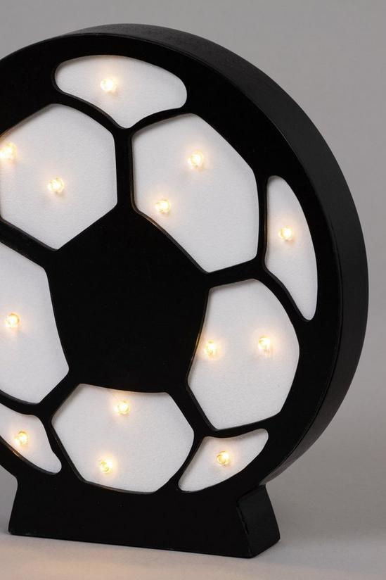 BHS Lighting Glow Football Table Lamp 3