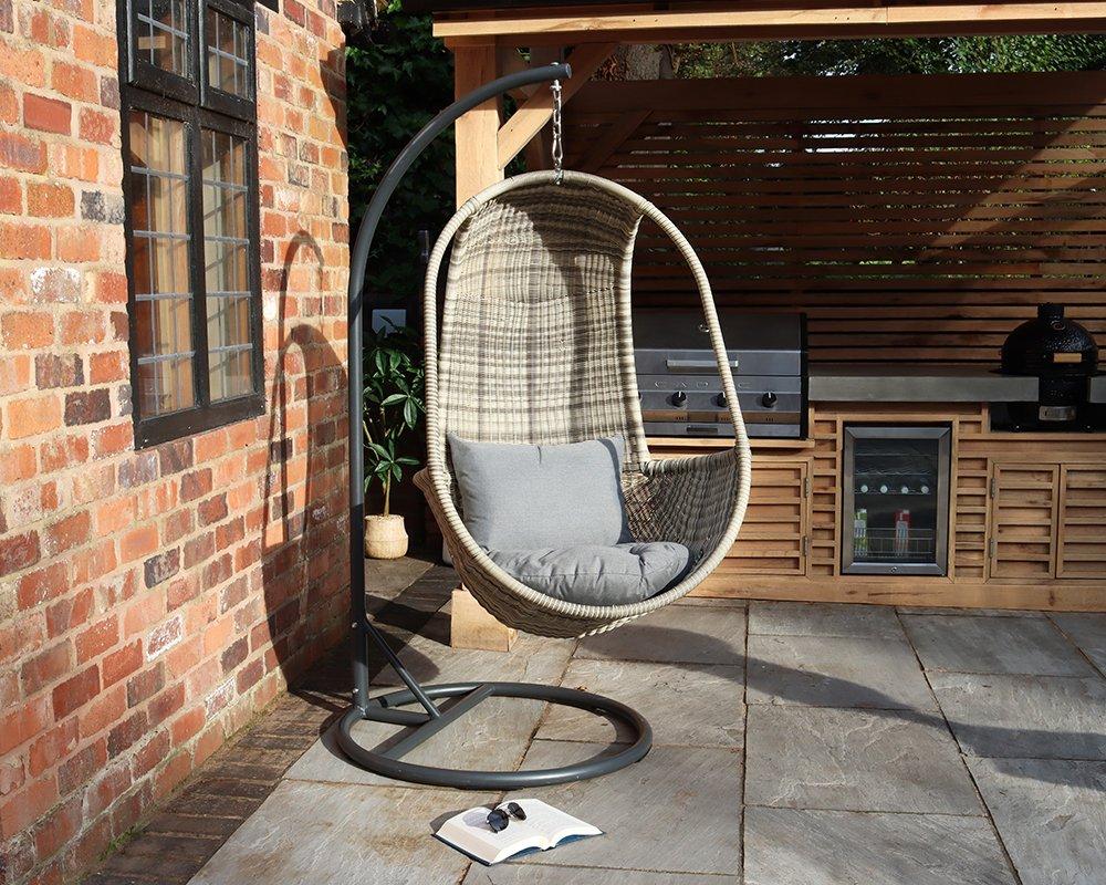 Wentworth Hanging Pod Chair  Including Back and Seat Cushions