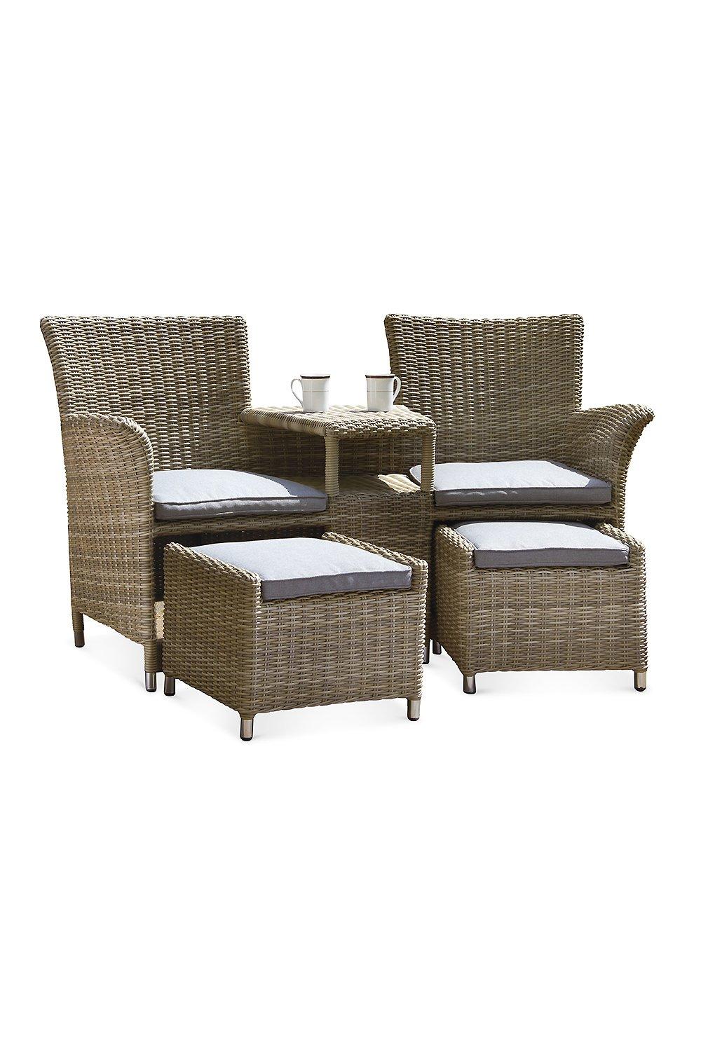 WENTWORTH Companion Set with pull out footstools including Cushions