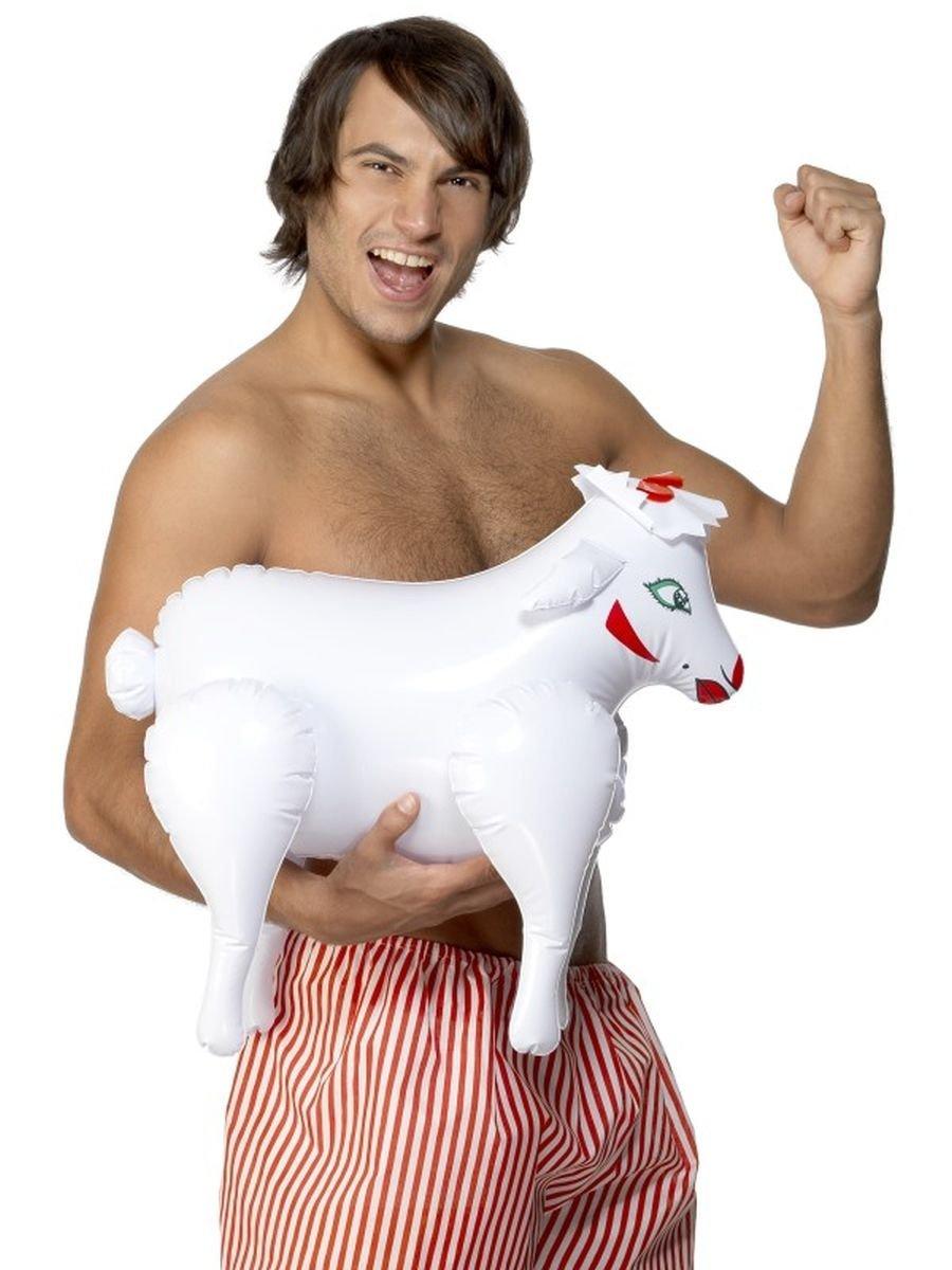 Smiffys Stag Night Inflatable Sheep, Open Box