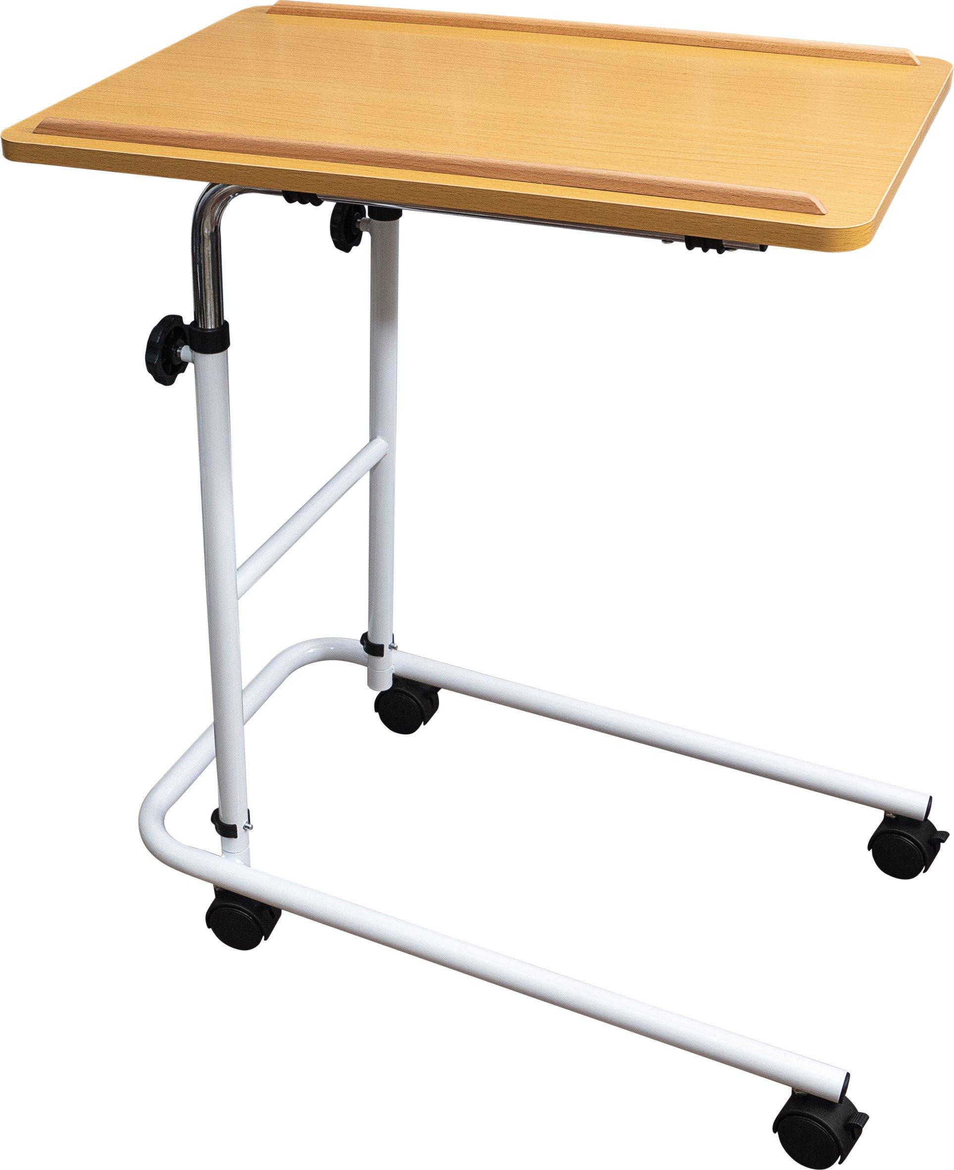 Economy Overbed Table With Castors